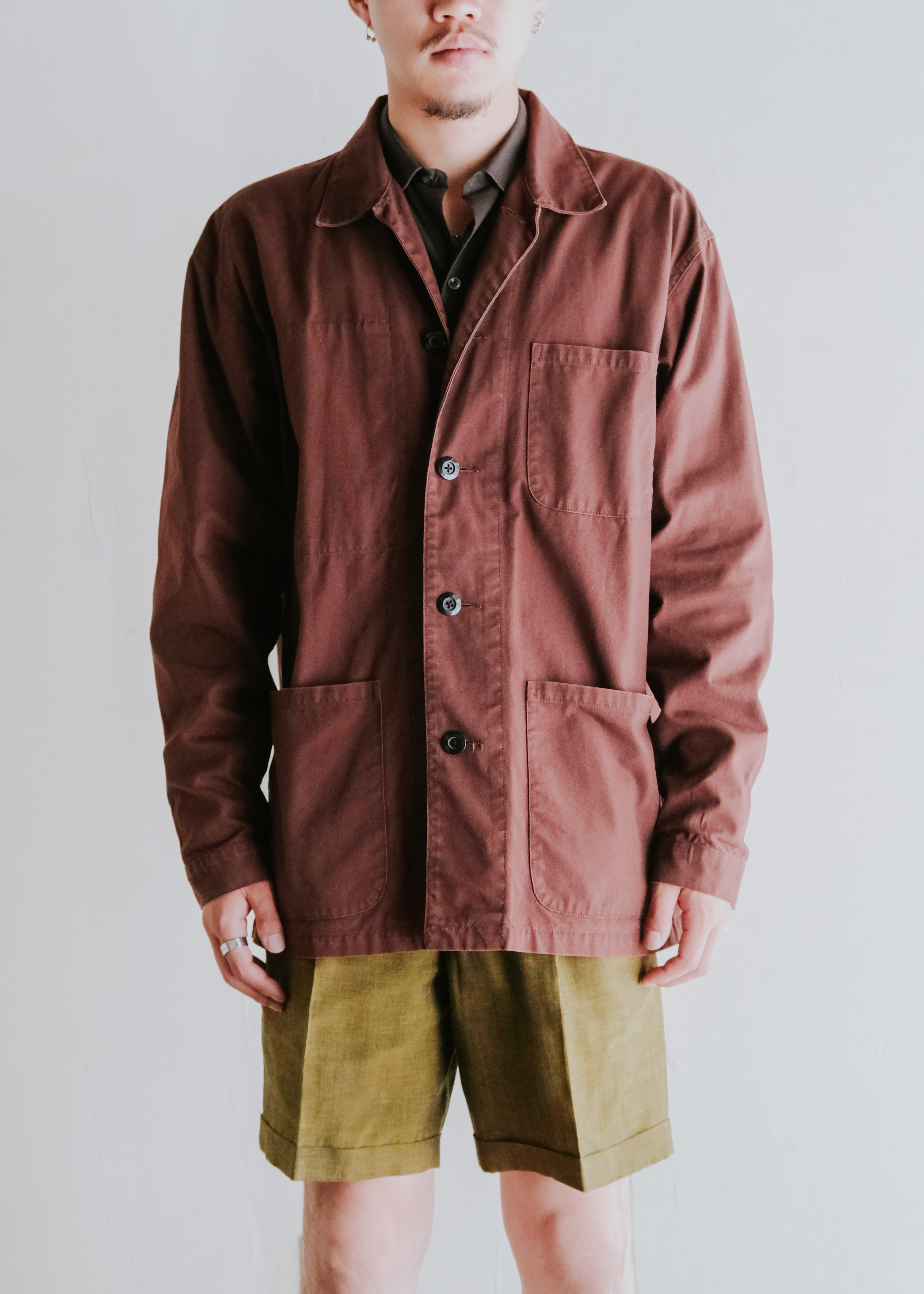 80's Japanese vintage cotton coveralls