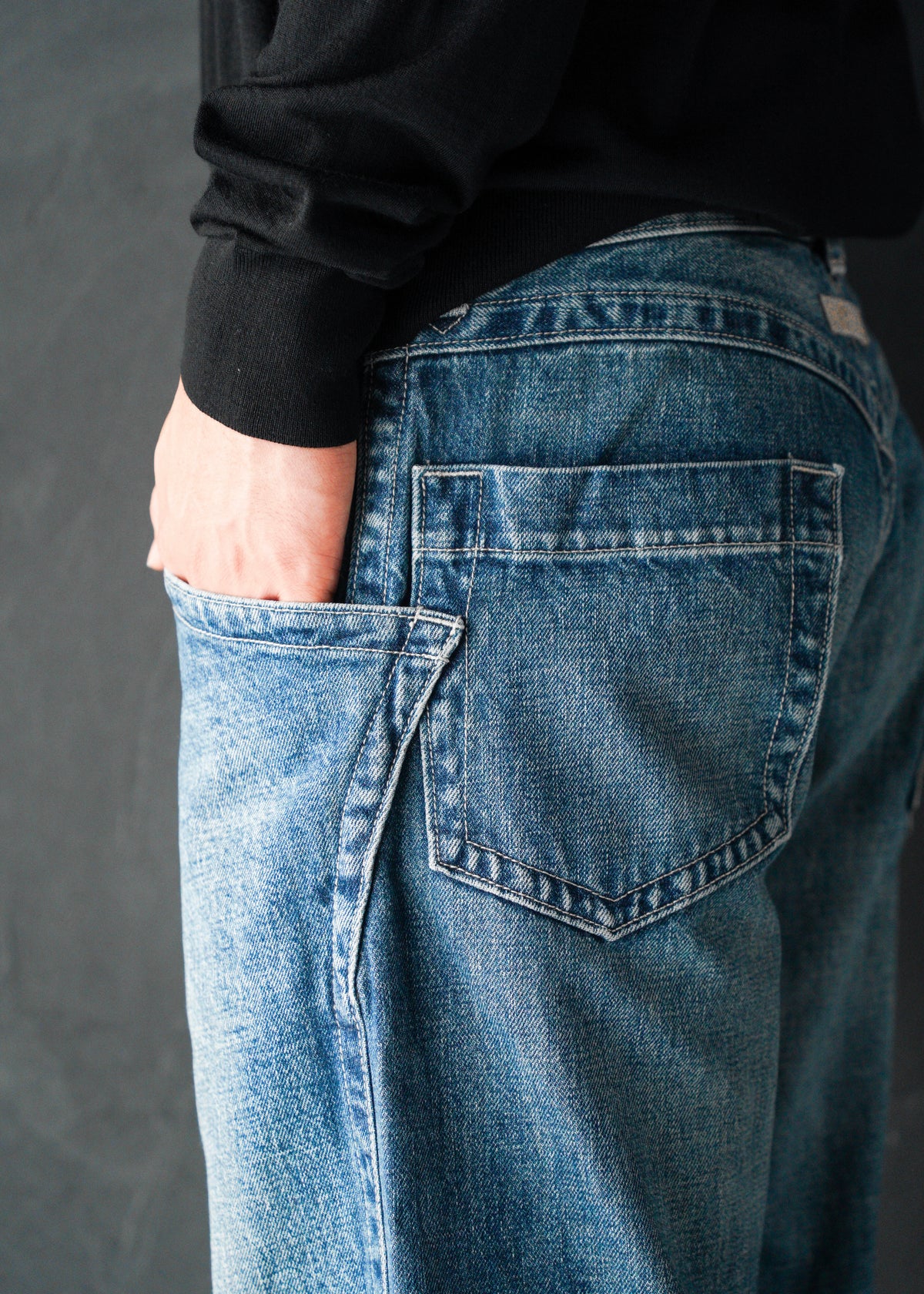 00’s JEAN’S PAUL GAULTIER low-rise wide jeans