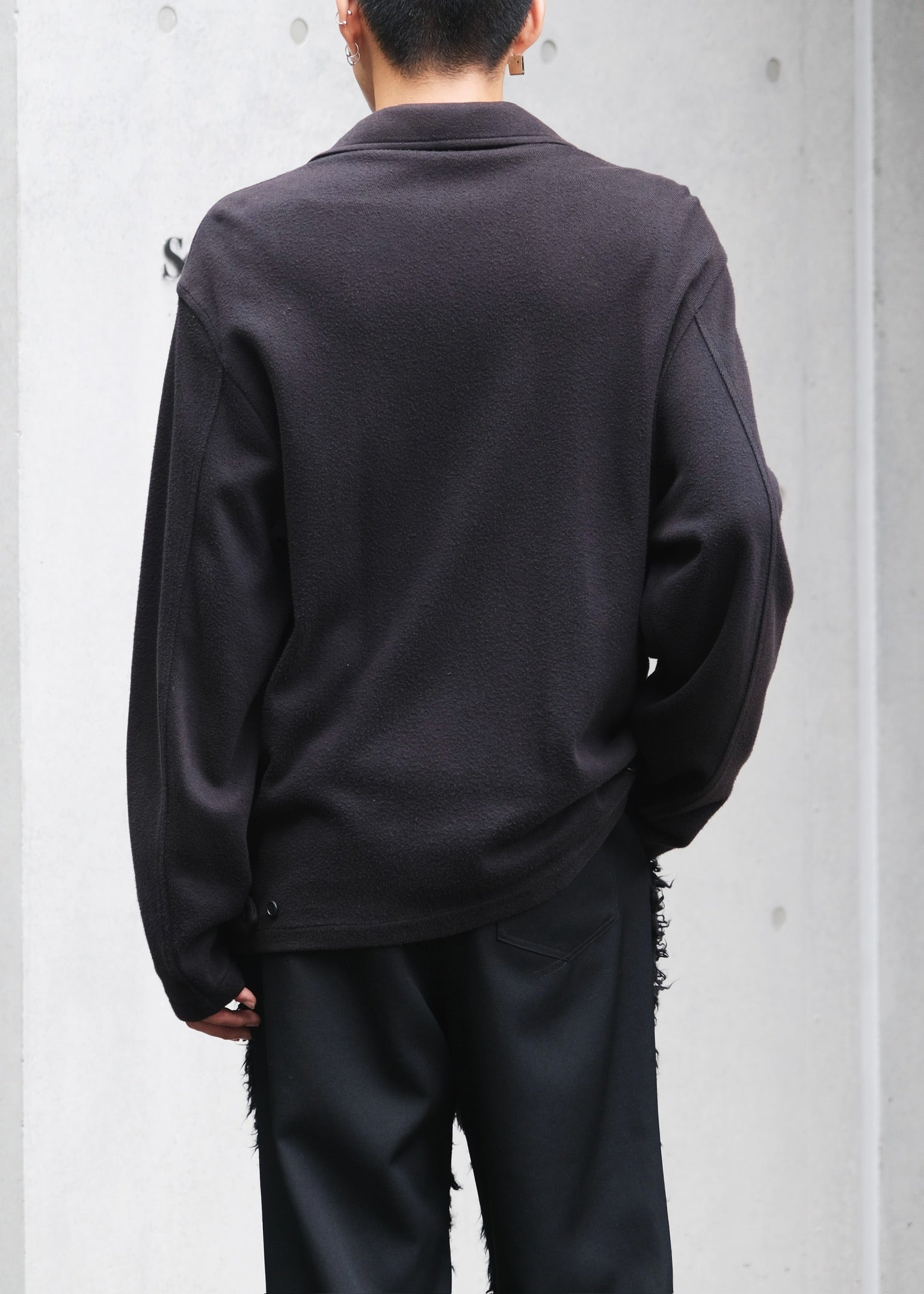 Y's for men 94SS cotton loose drizzler jacket