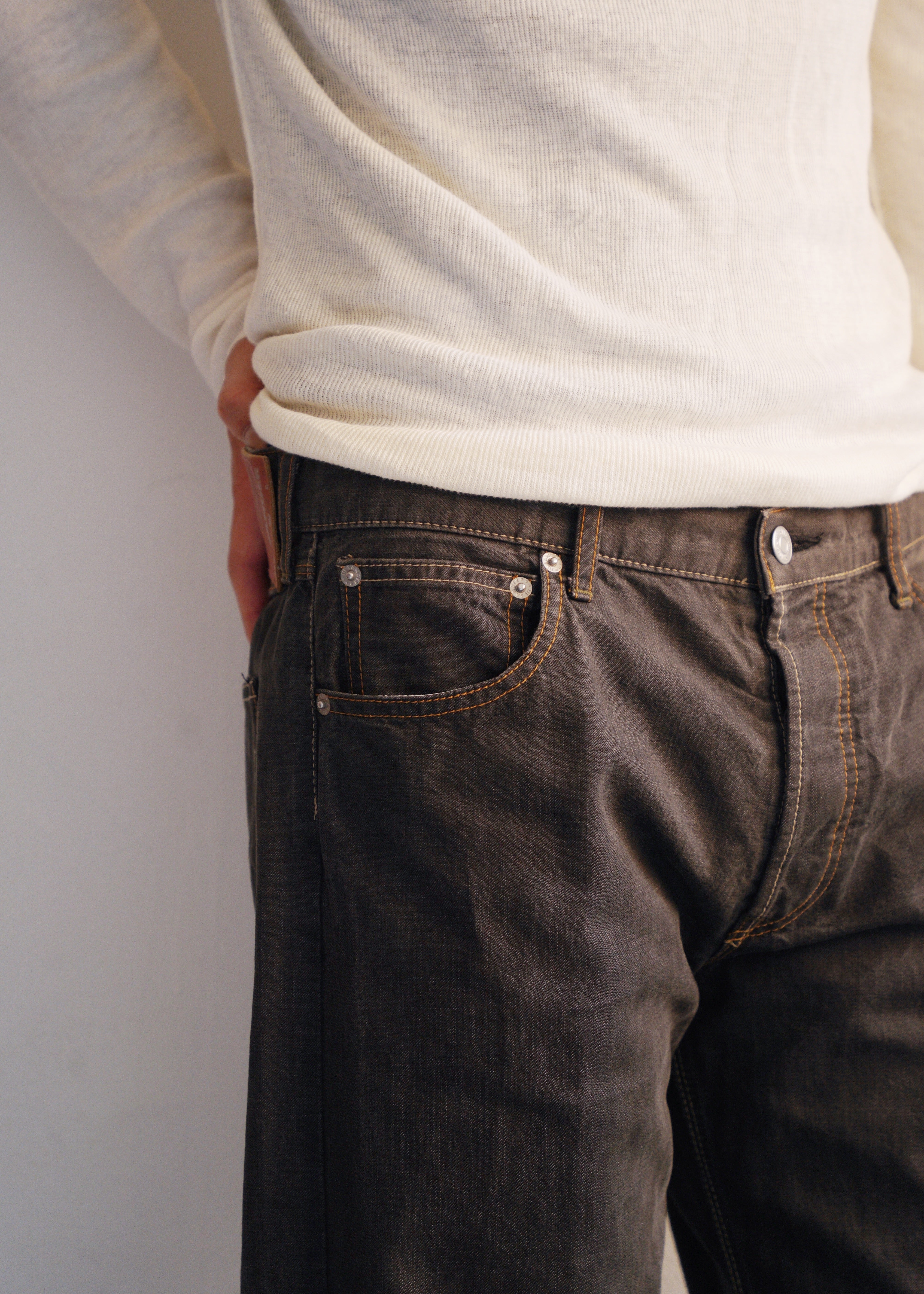 90's JIL SANDER wide straight denim