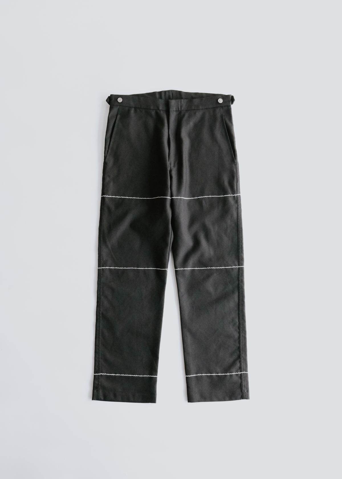 Comme des garçons HOMME PLUS 99AW "Souvenir Kitsch" stitched tapered trousers
