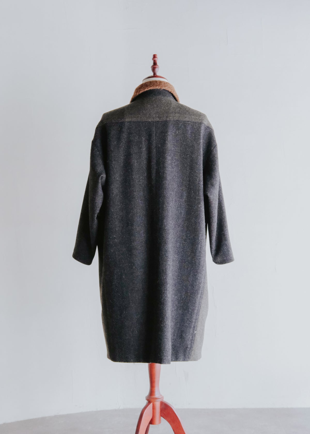 NAMACHEKO 26AW EMLEY COAT / SPECKLED GRAY