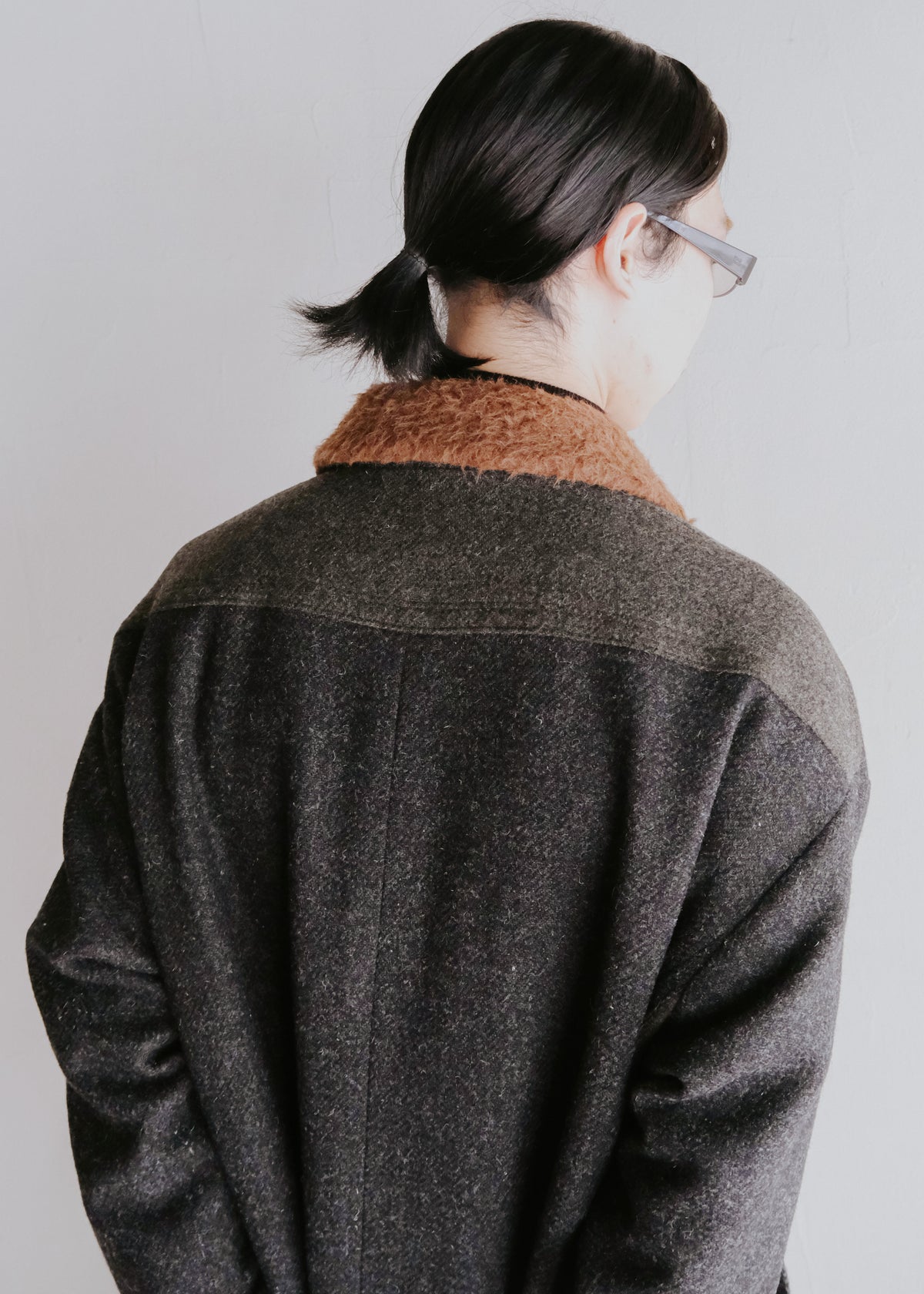 NAMACHEKO 26AW EMLEY COAT / SPECKLED GRAY
