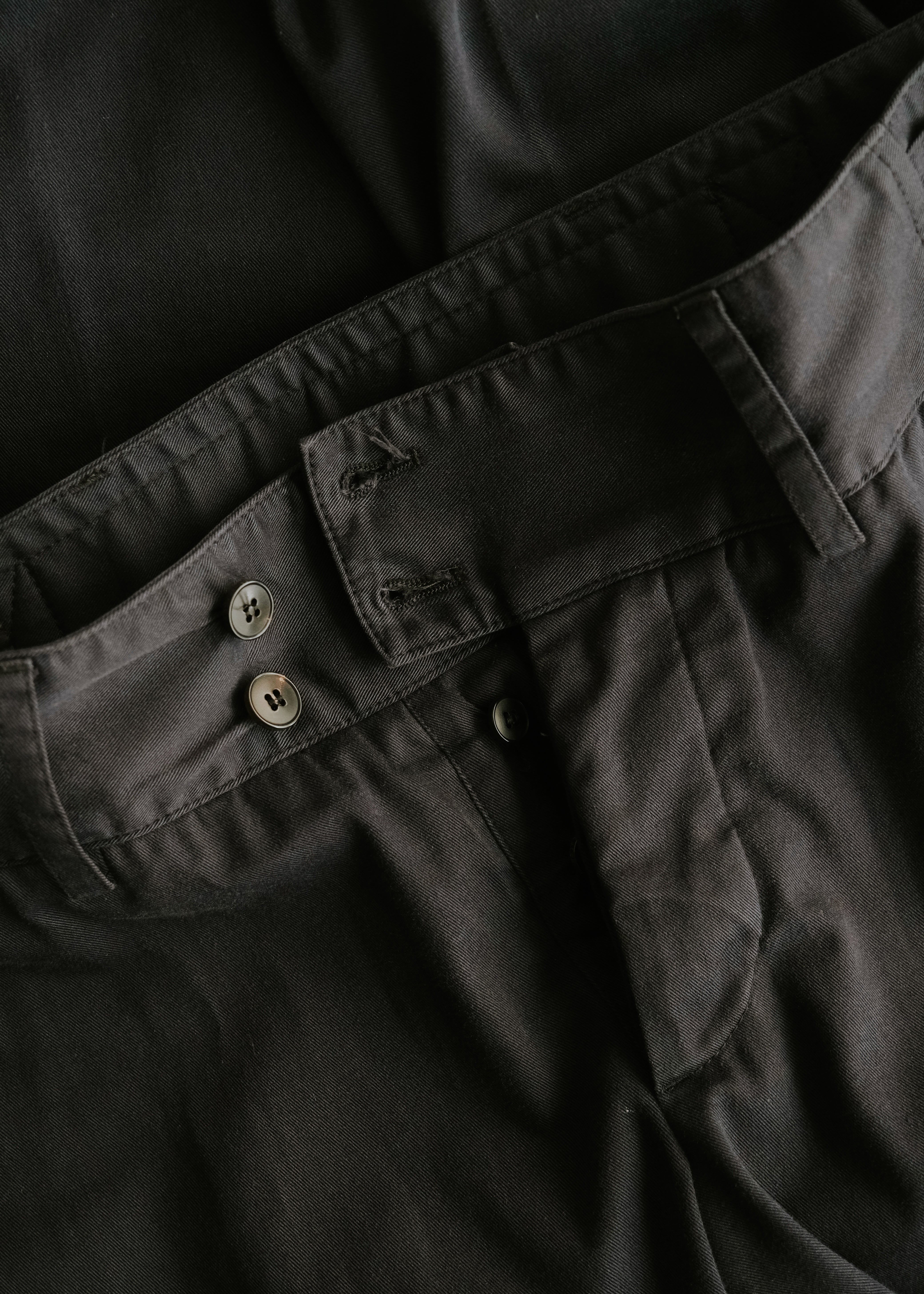 GUCCI 12SS by Frida Giannini center creased tapered cotton trousers