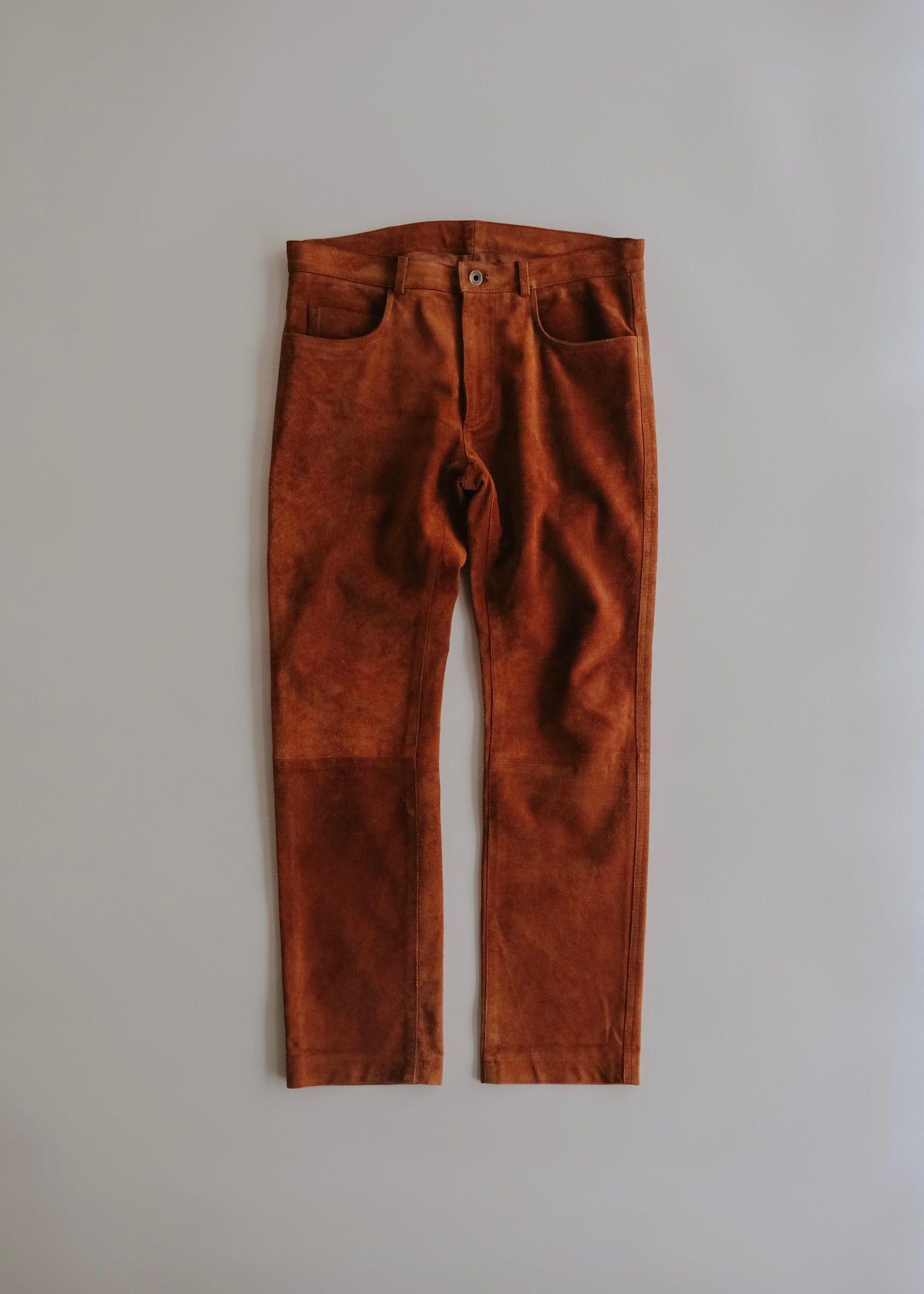 MIU MIU 05AW 5 pocket suède trousers