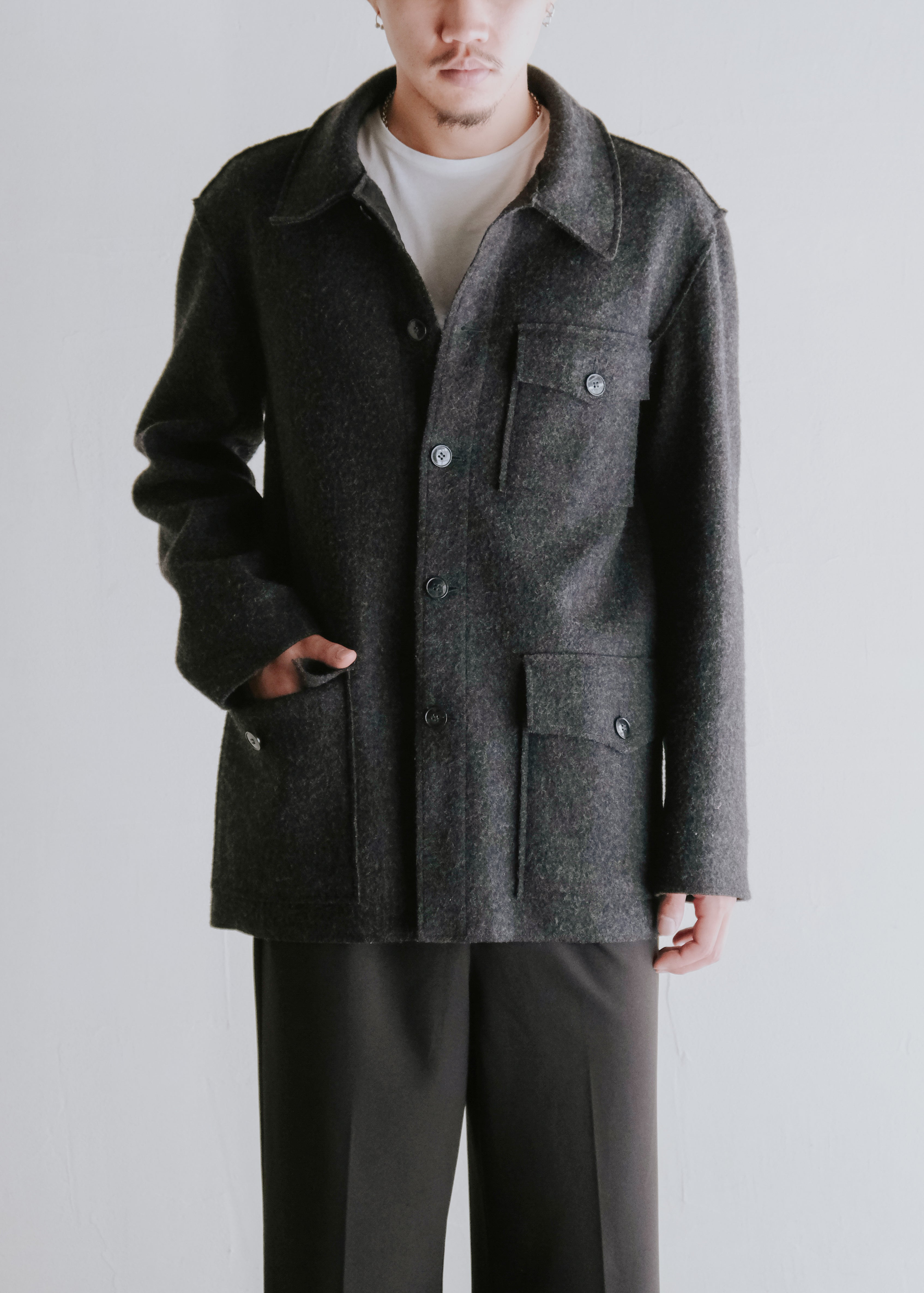 90-00's agnes b. homme 3 pocket utility jacket
