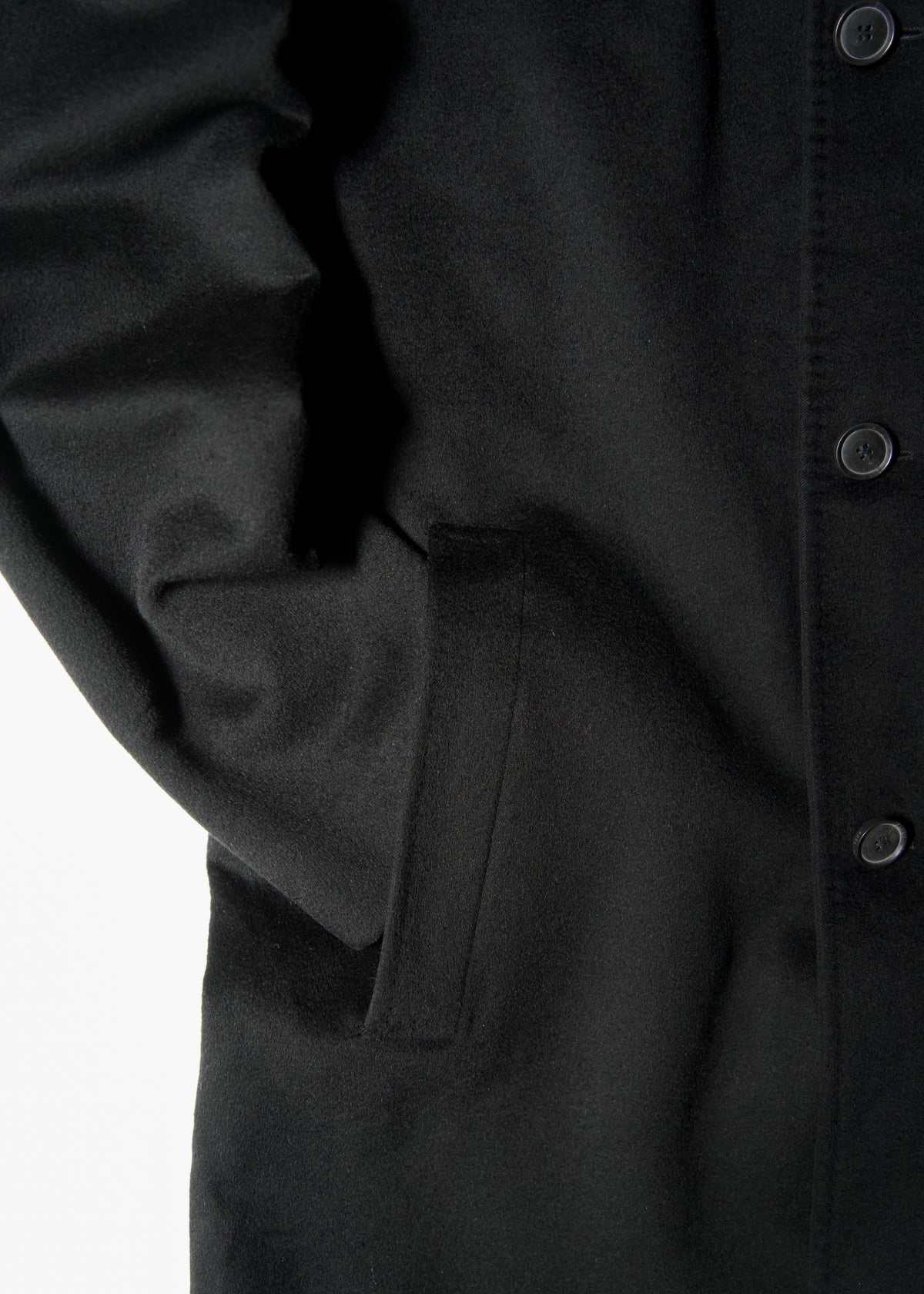 90-00’s HUGO BOSS cashmere balmacaan coat