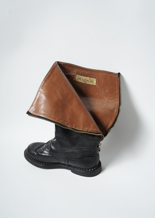 DIRK BIKKEMBERGS HOMMES 1987 back zip long boots
