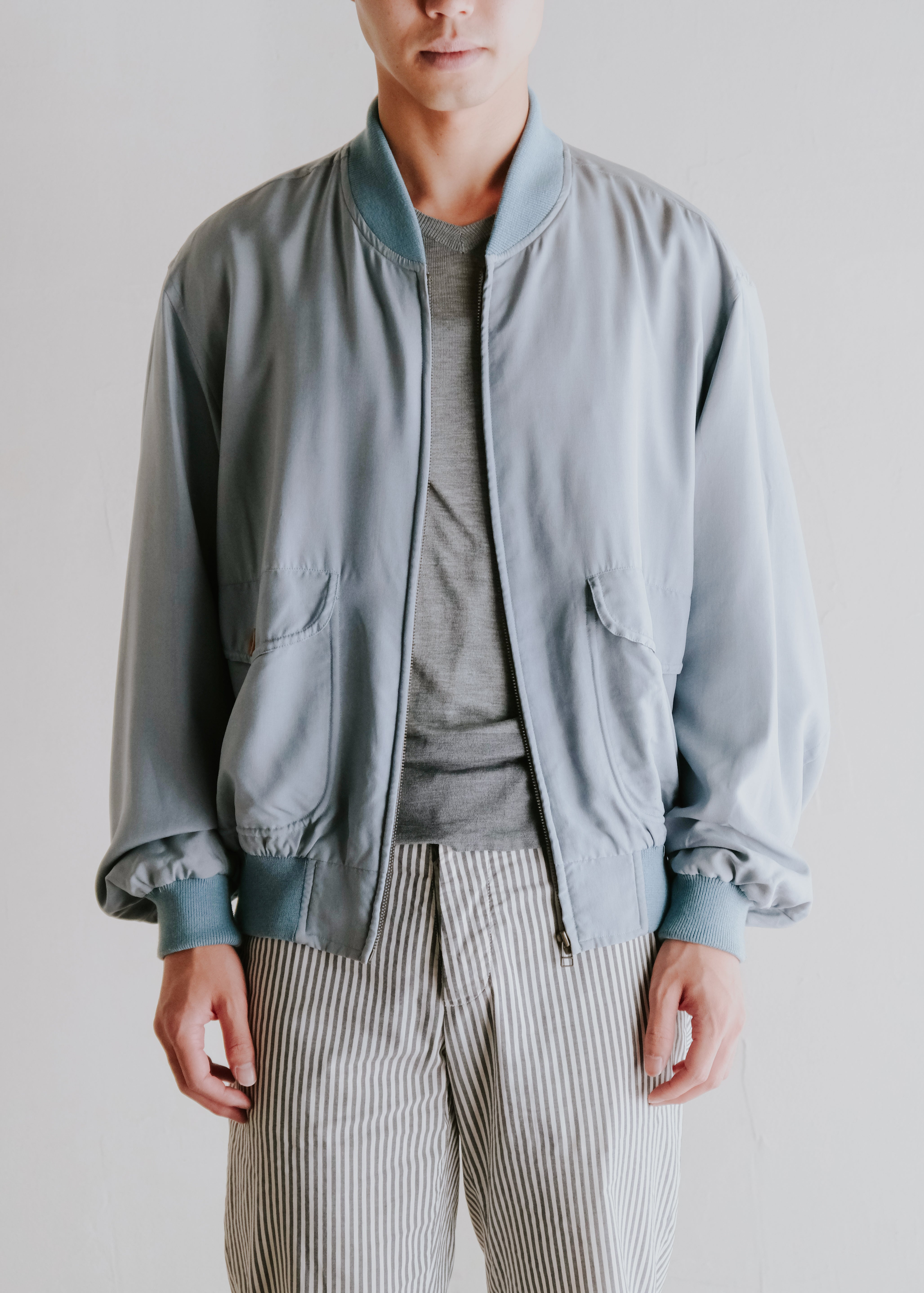 90-00's silk bomber jacket