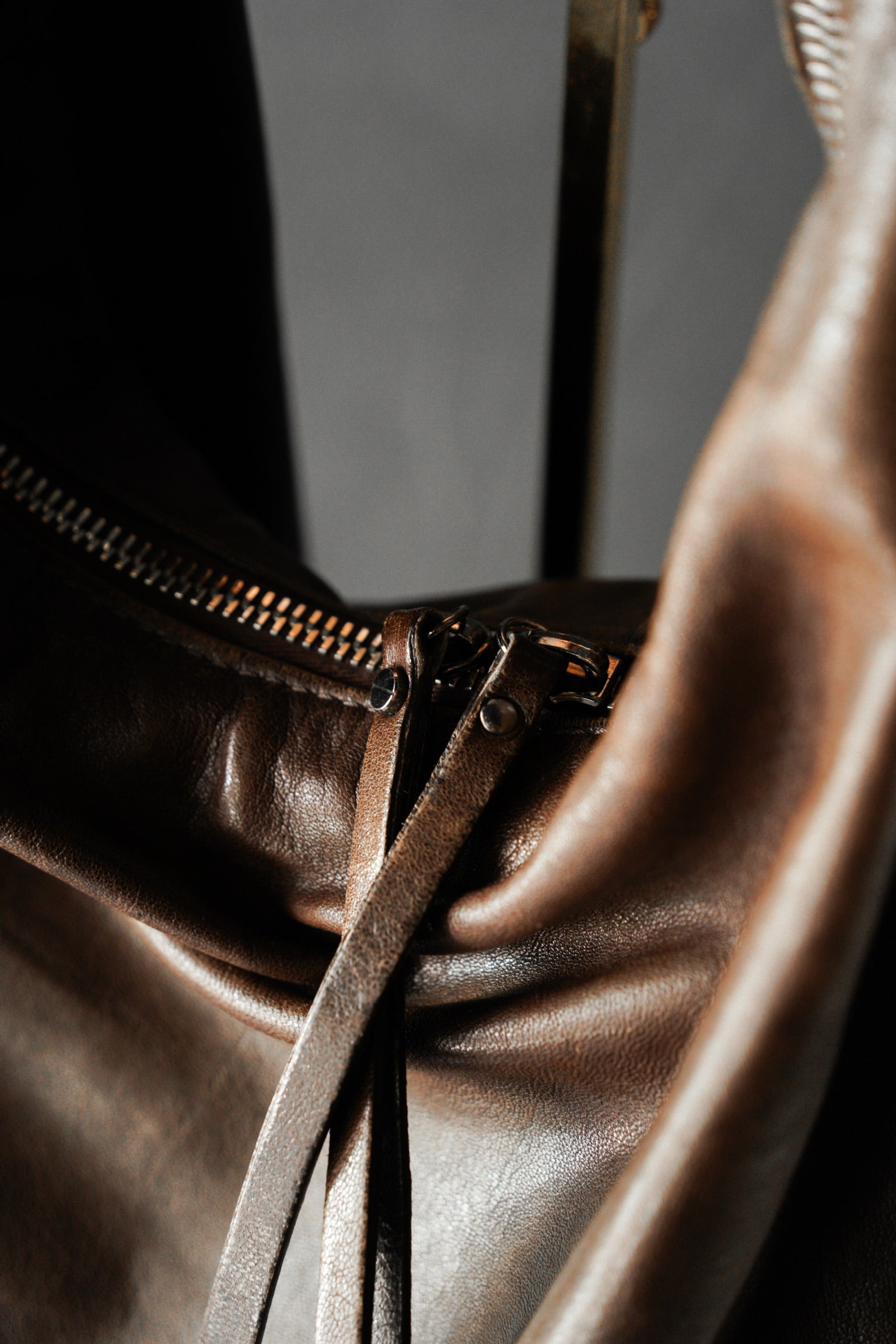 00's- C’N’C CoSTUME NATIONAL leather hobo bag