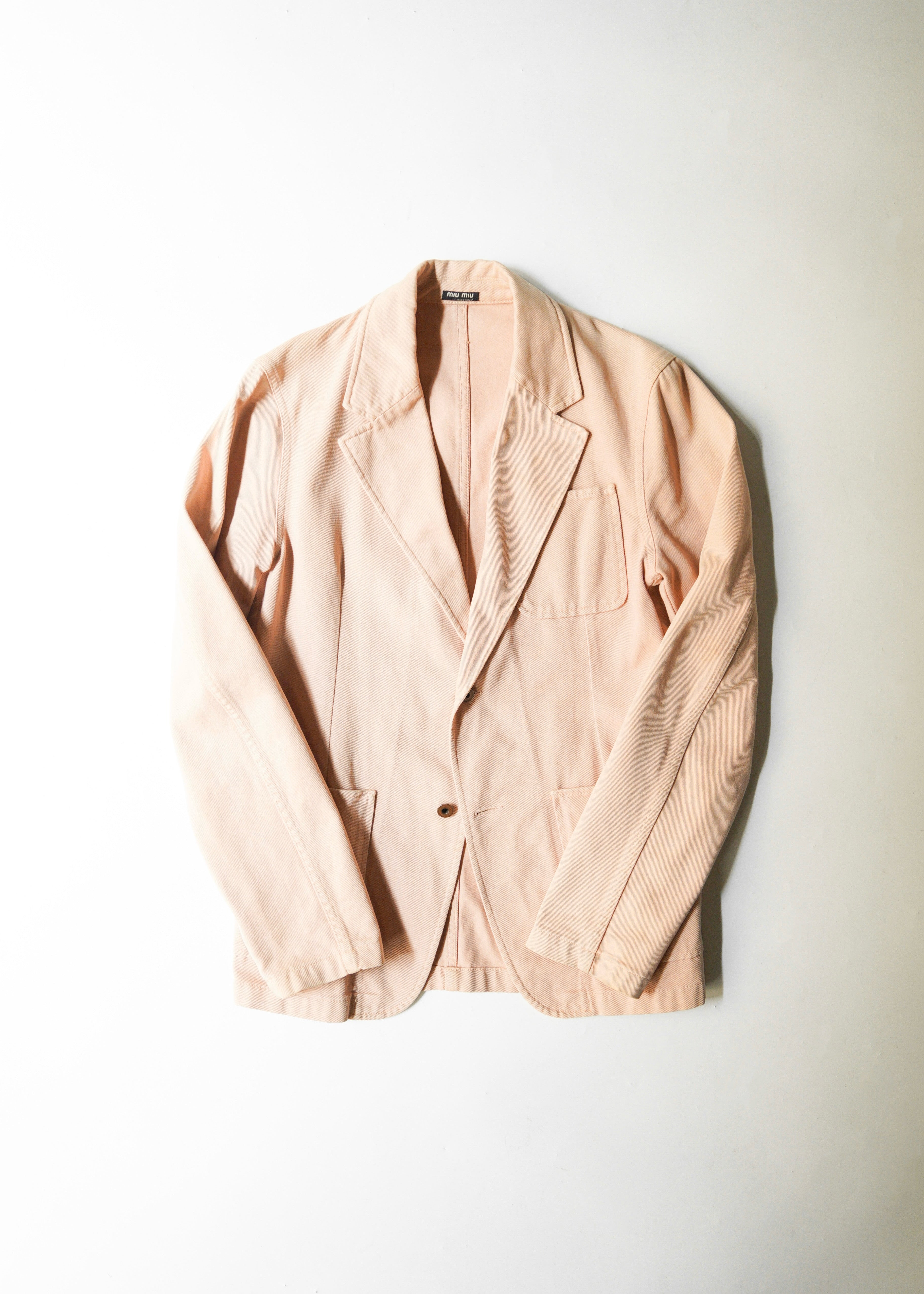 MIU MIU 02SS 2b cotton tailored jacket