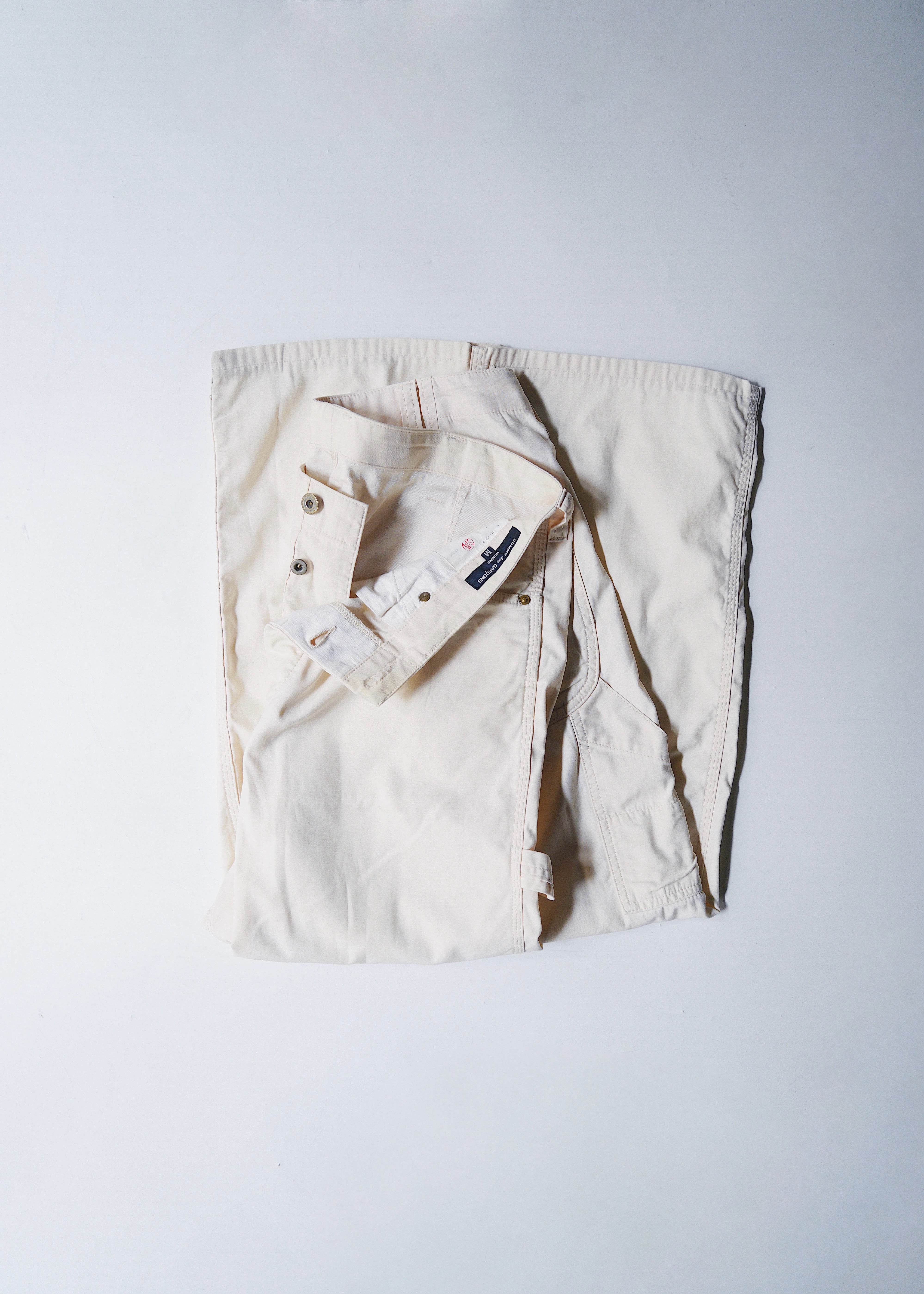 COMME des GARCONS HOMME コムデギャルソンオム AD2012 ワイドフレア ペインターパンツ クロップド トラウザー アーカイブ ヴィンテージ メンズ