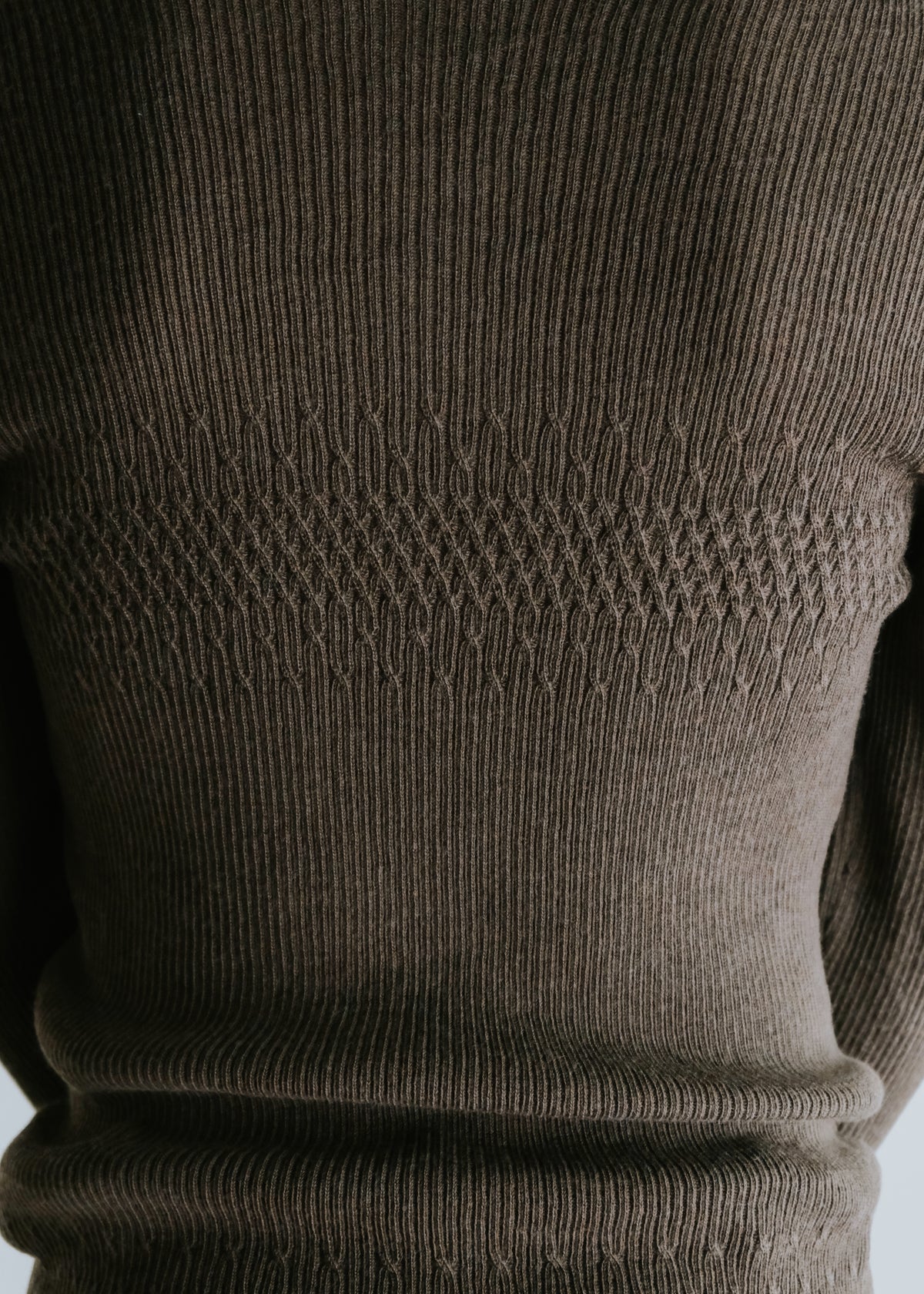 COMME des GARÇONS HOMME PLUS 98FW square neck knit