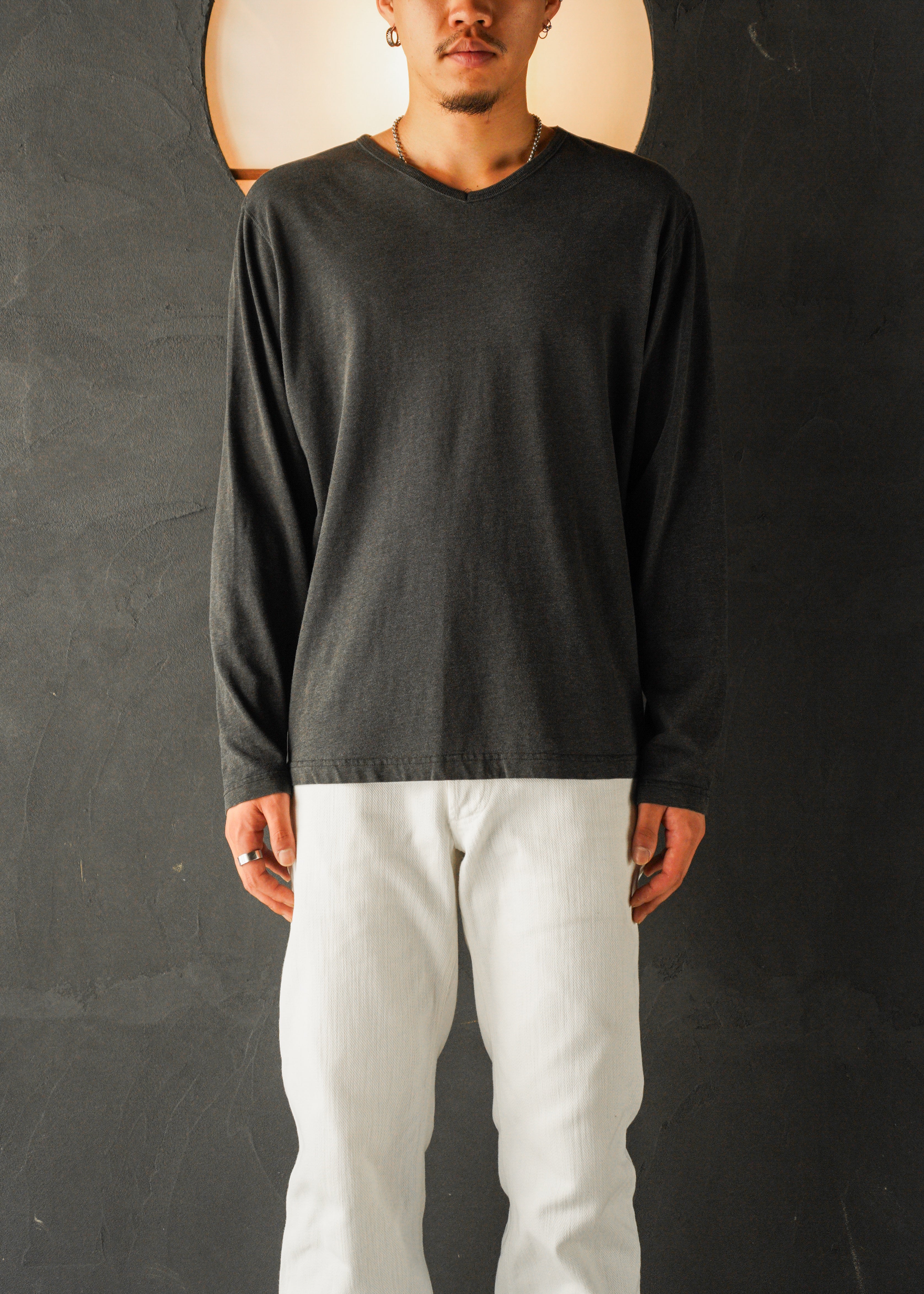 90’s BANANA REPUBLIC crew neck long sleeve cut sew