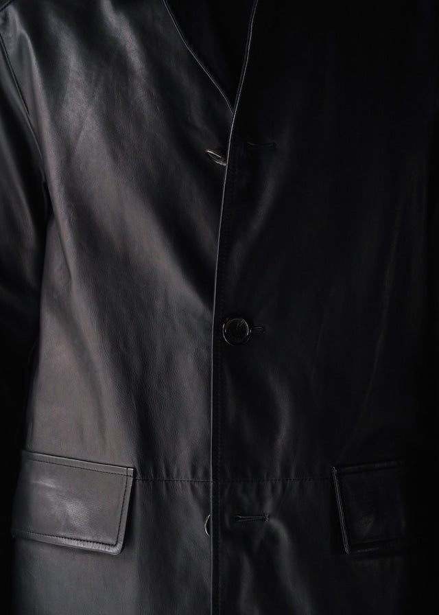00’s PRADA SPORT reversible leather car coat