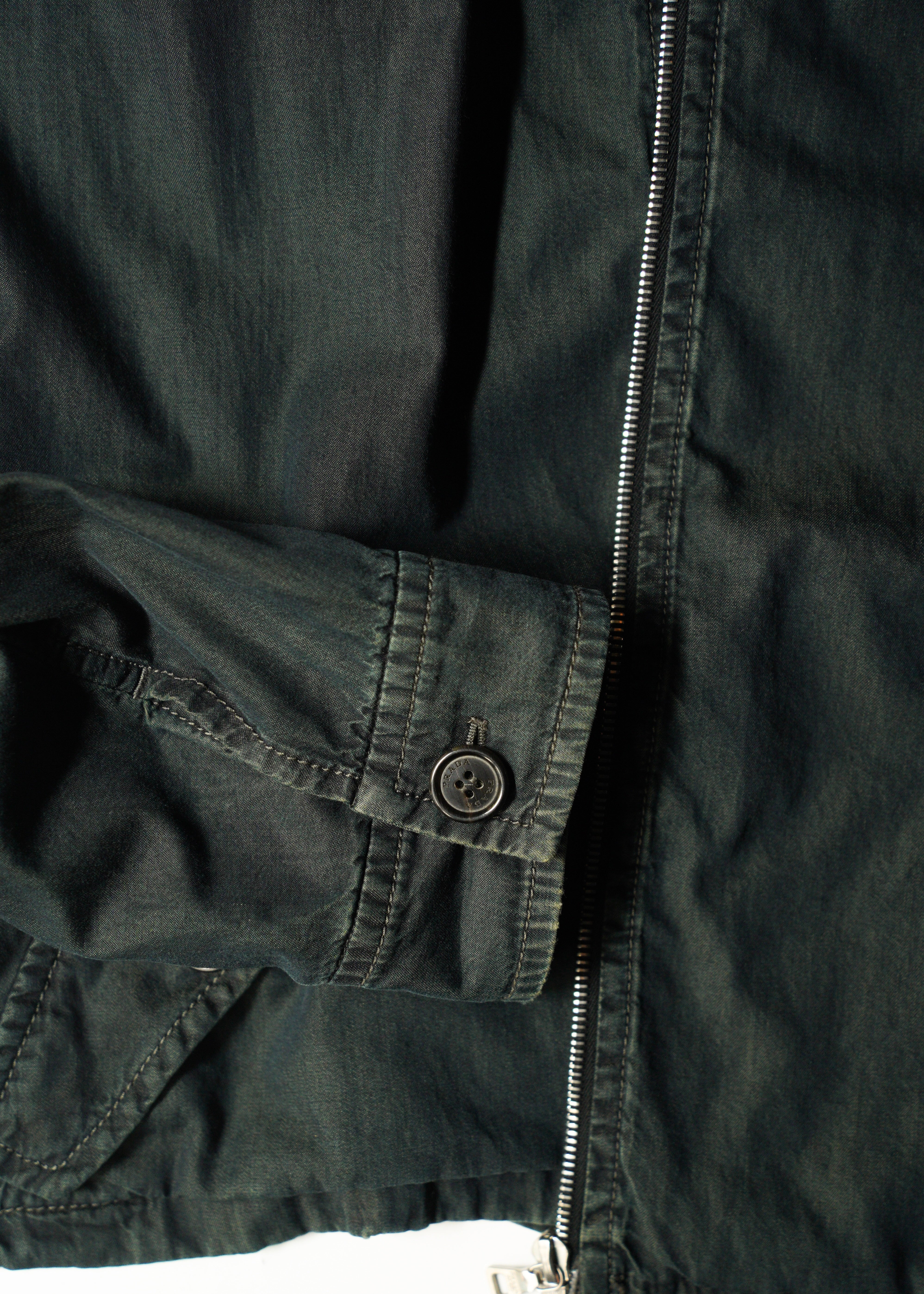 00’s PRADA zip up cotton jacket