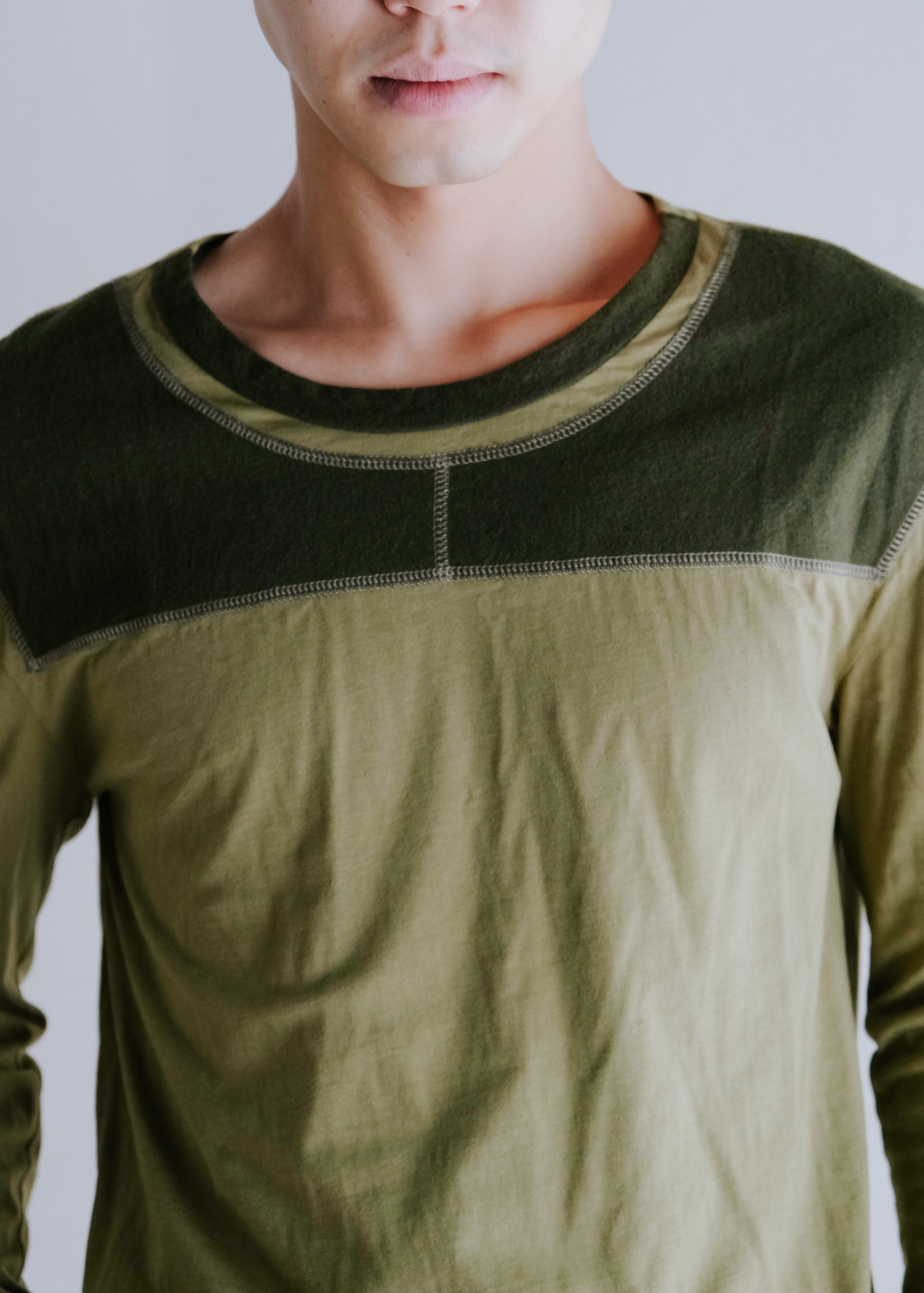 10's BOTTEGA VENETA by Thomas Maier switching yoke L/S T-shirt