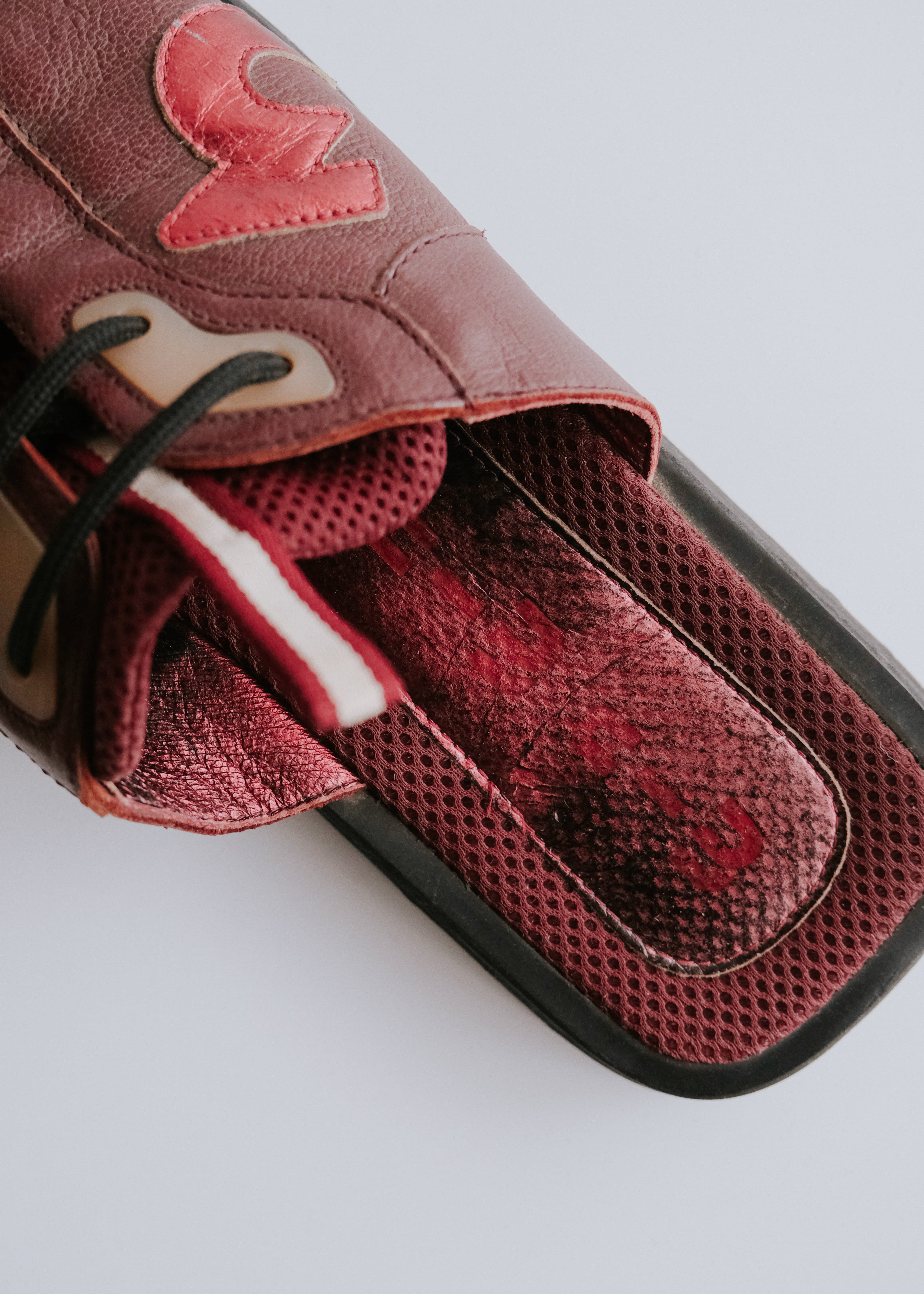 MIU MIU ミュウミュウ 90's leather & mesh combination sandals 古着 メンズ