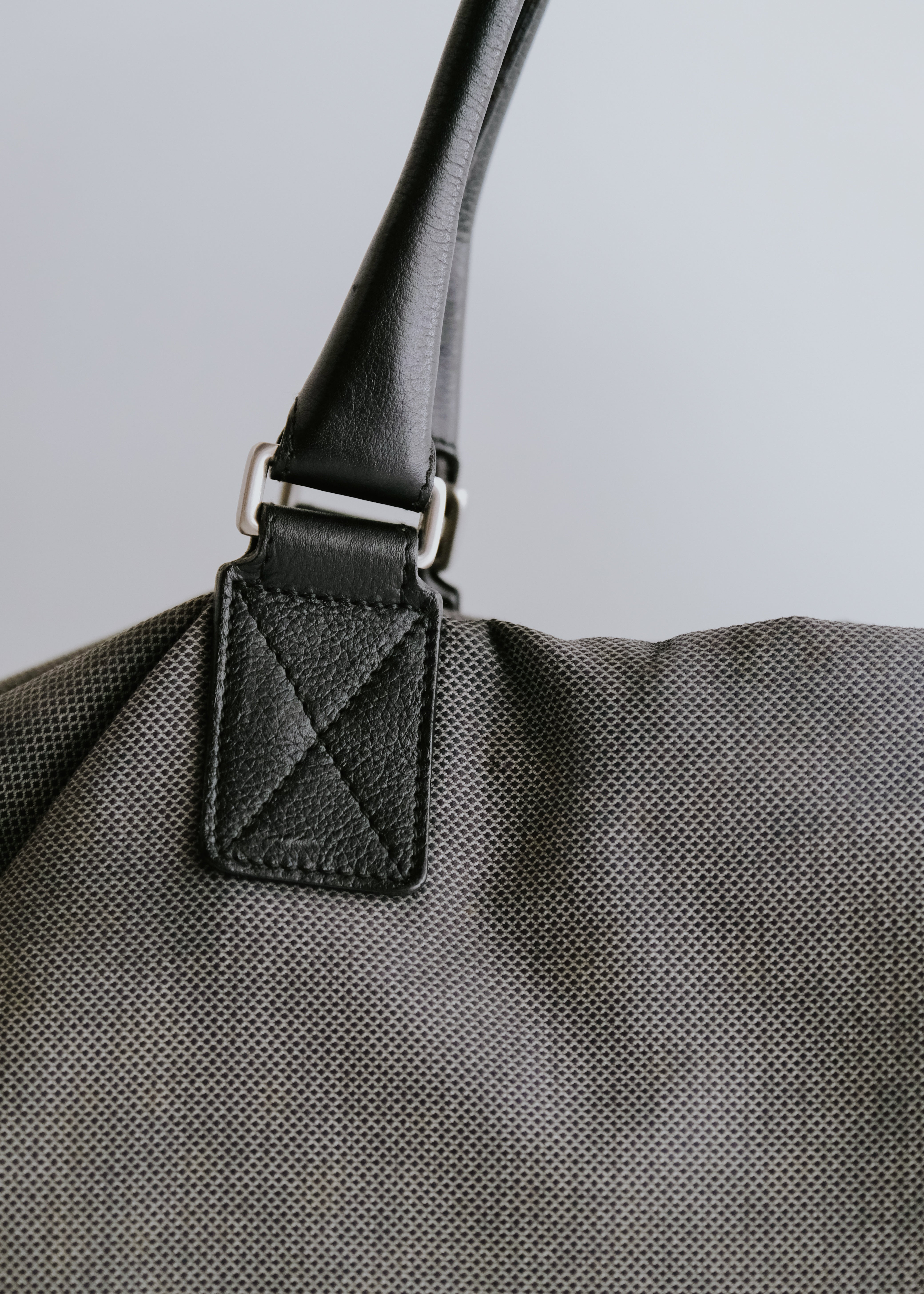 00-10's BOTTEGA VENETA leather combination boston bag