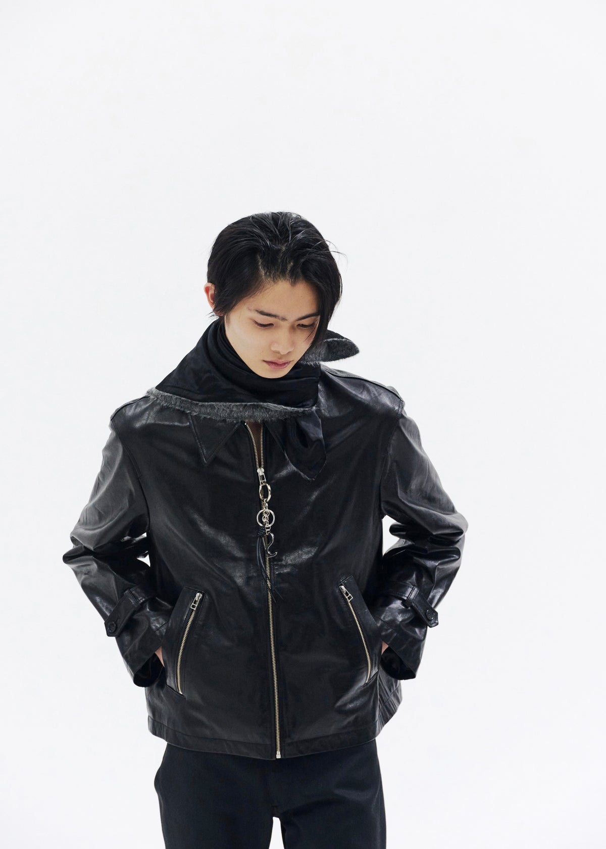 SHOOP 26AW EVERYDAY LEATHER JACKET / Black