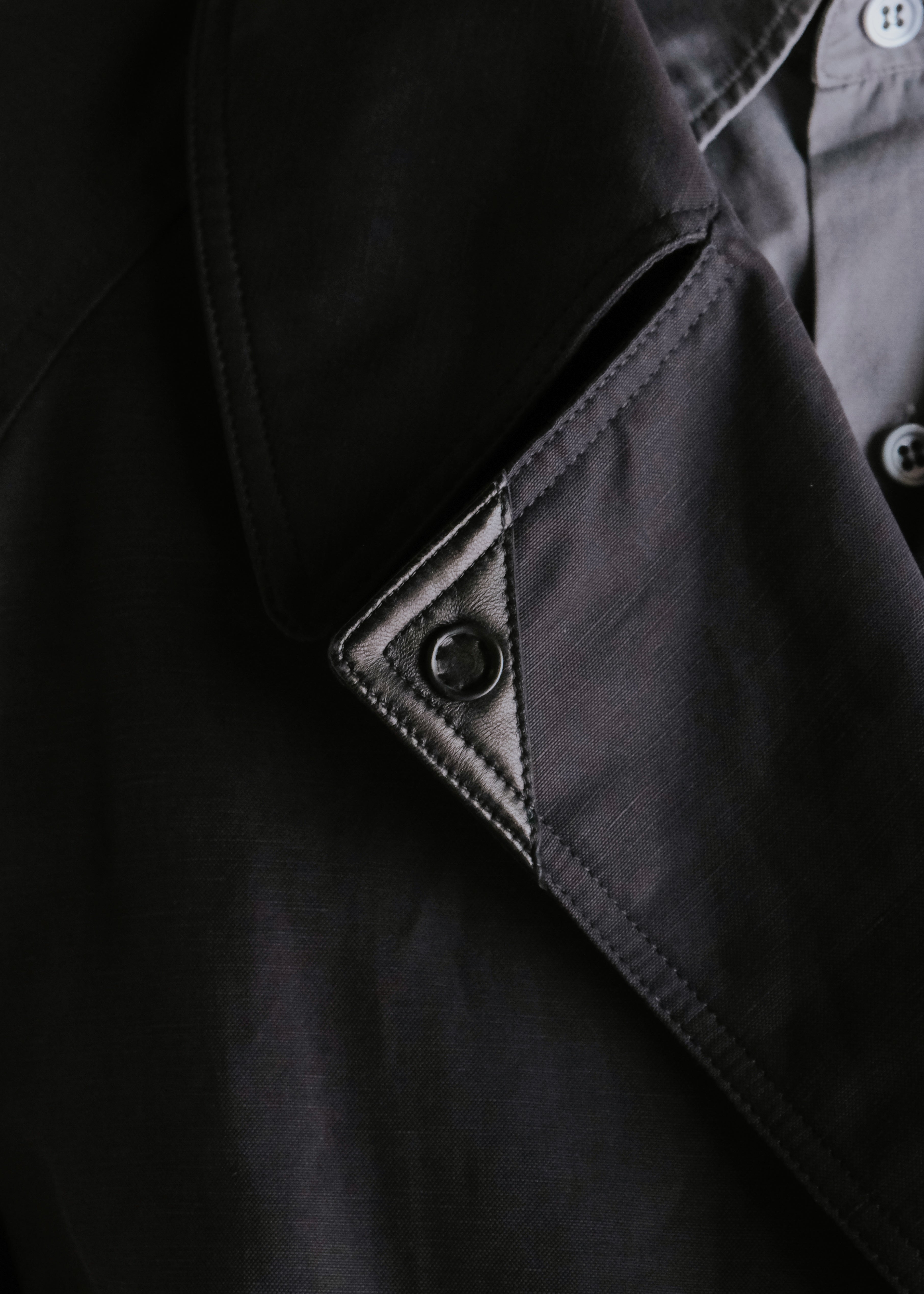 10's HERMÈS by Christophe Lemaire leather belted short coat