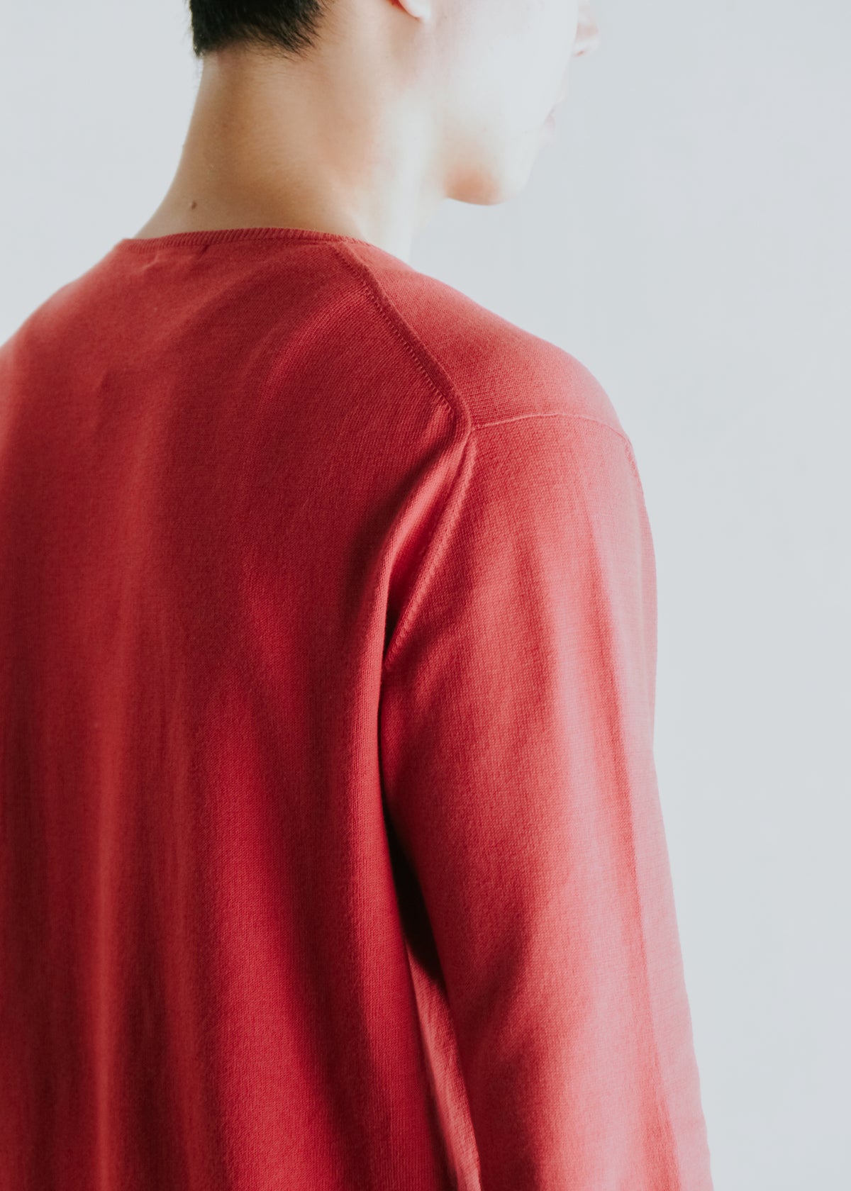 00's Cruciani cotton crew neck cut and sew