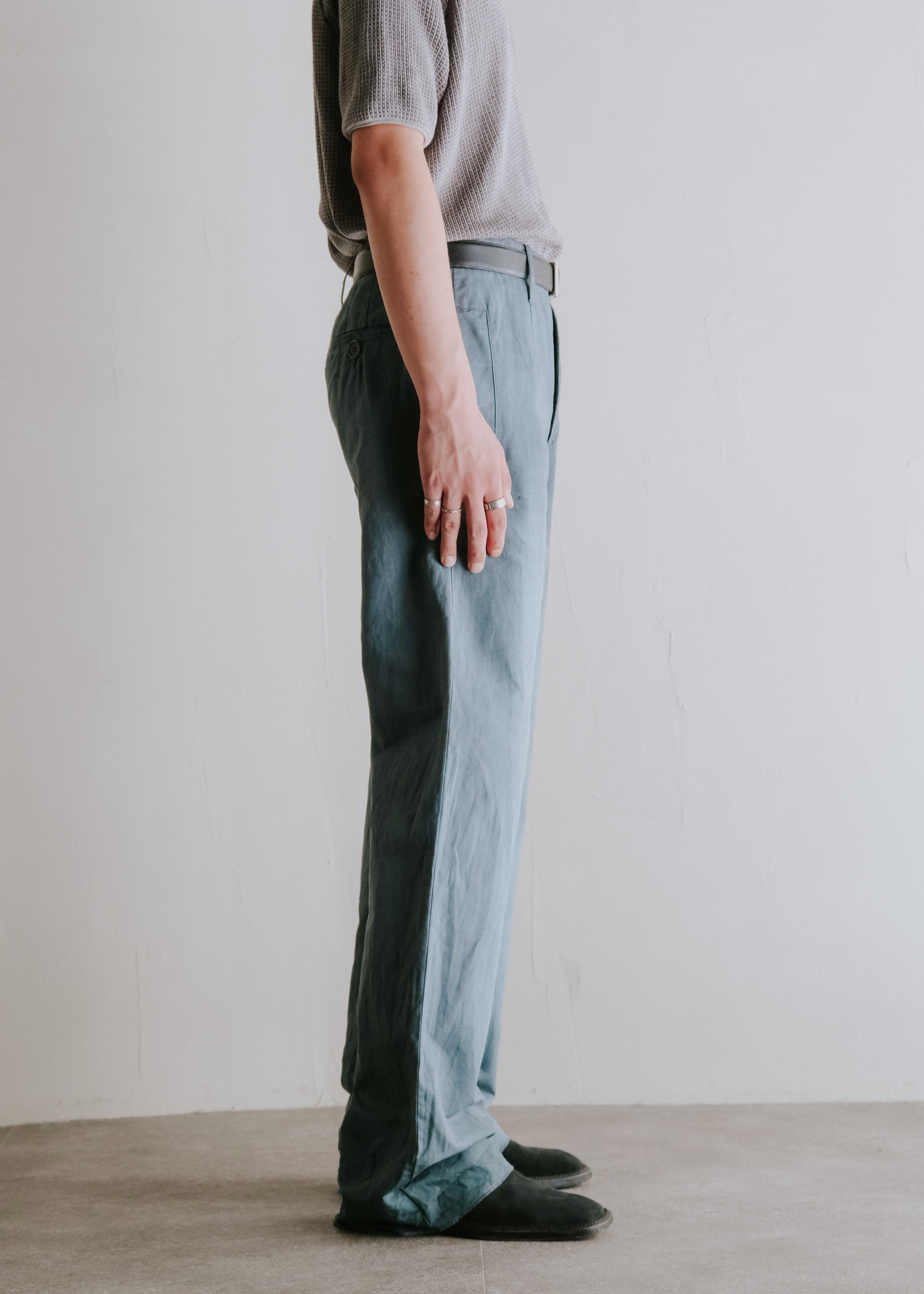 90's DIRK BIKKEMBERGS full length wide buggy trousers