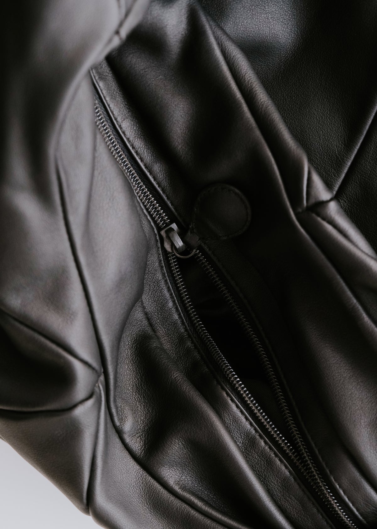 GIORGIO ARMANI ジョルジオアルマーニ 00年代 レザー panel ホーボー バッグ メンズ
