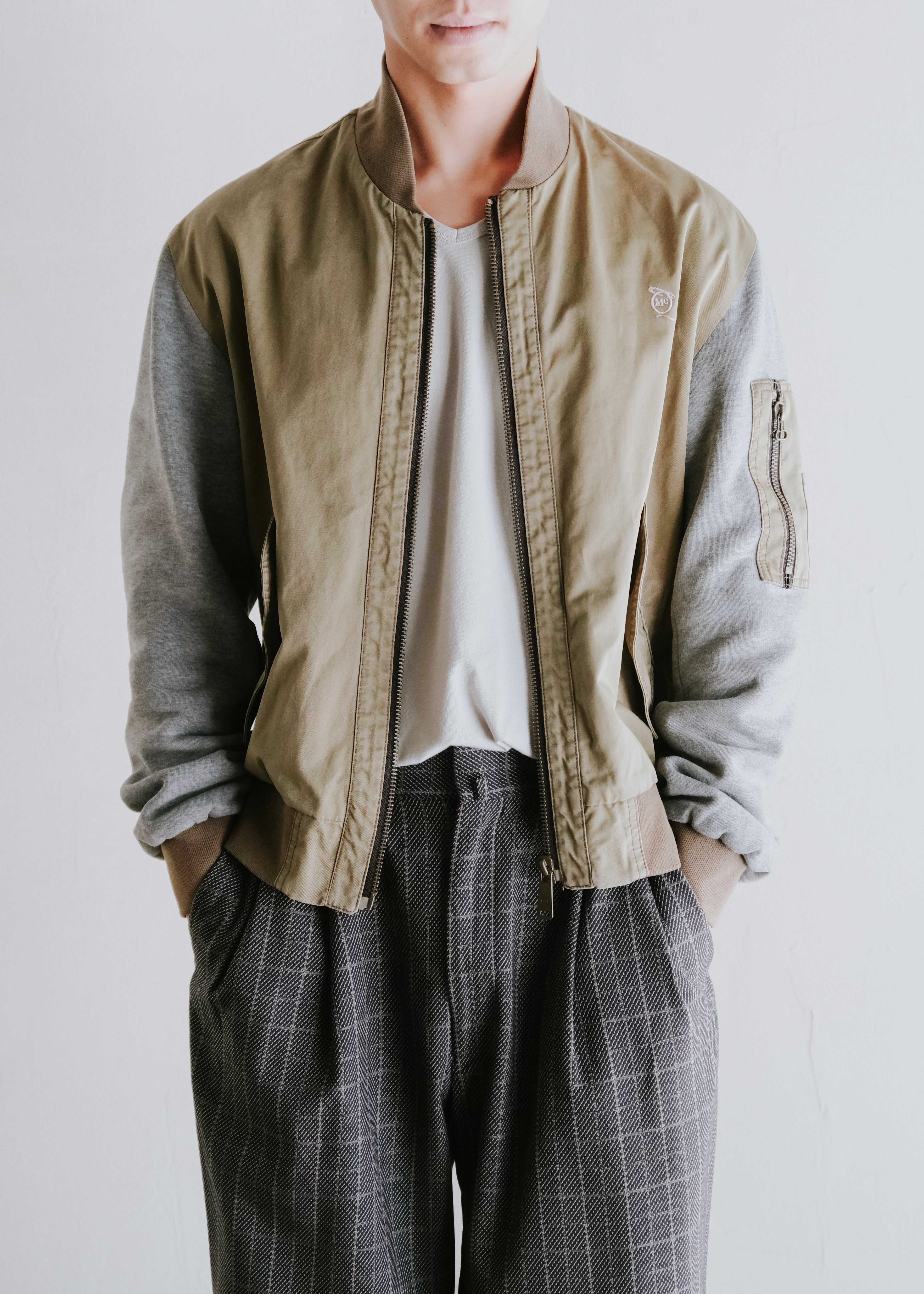McQ by Alexander McQueen 12AW switching MA-1 jacket