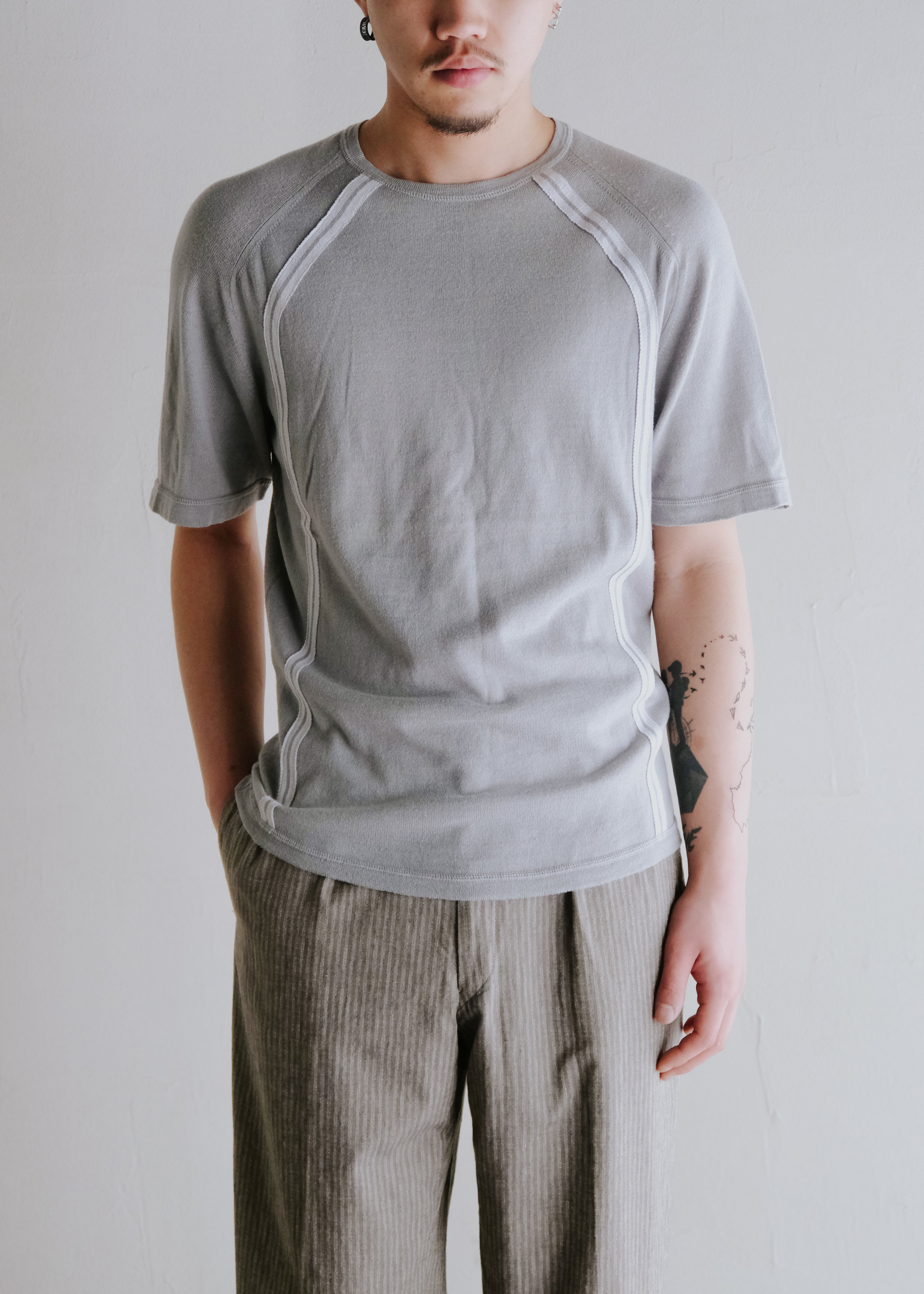 00's JIL SANDER raglan sleeve knit T shirt