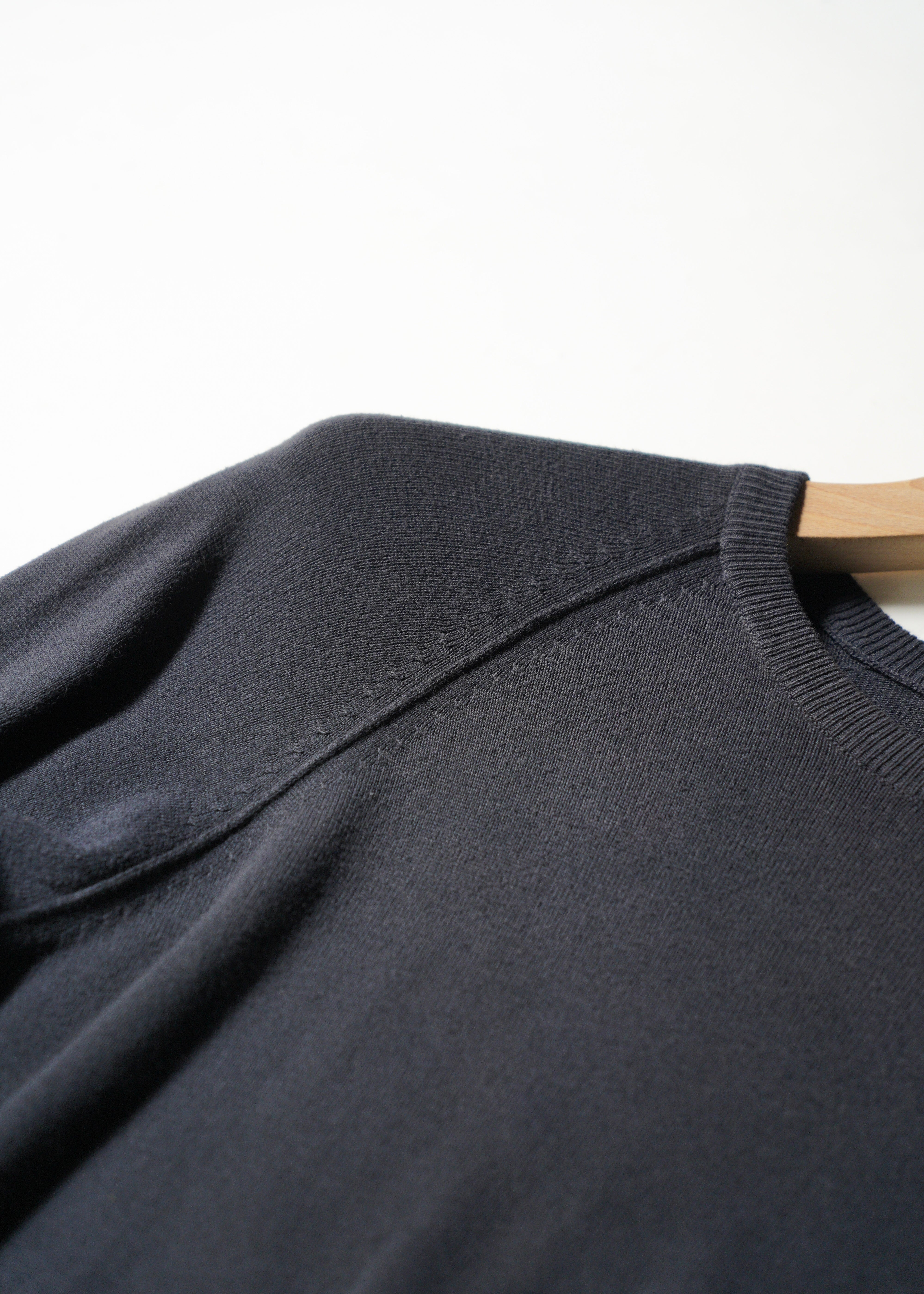 00’s MIU MIU raglan sleeve crew neck cotton knit