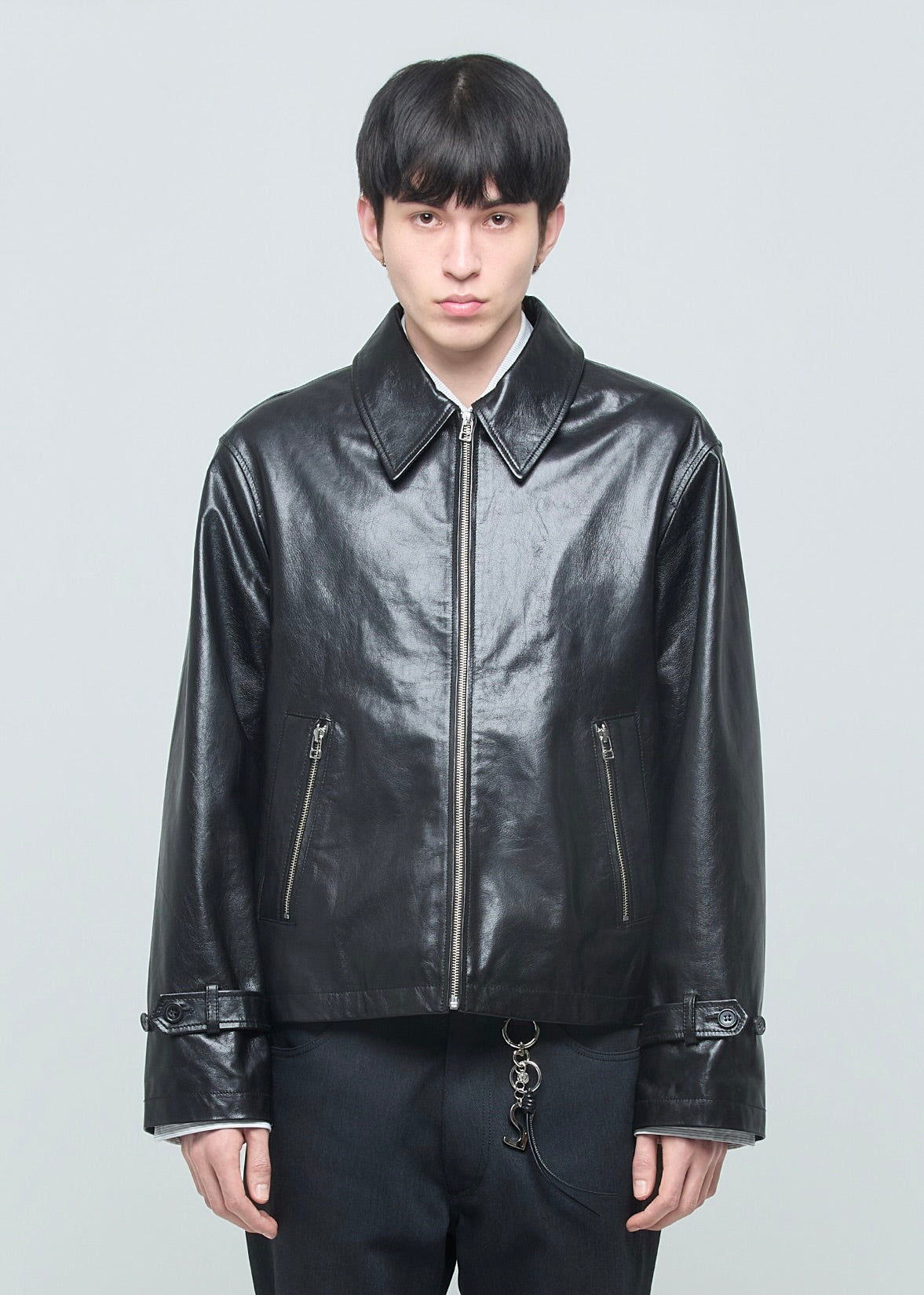 SHOOP 26AW EVERYDAY LEATHER JACKET / Black