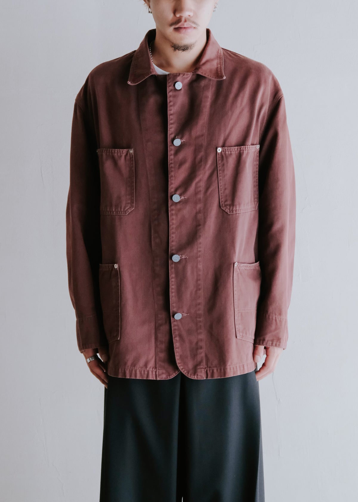 90's ARMANI JEANS cotton coverall jacket