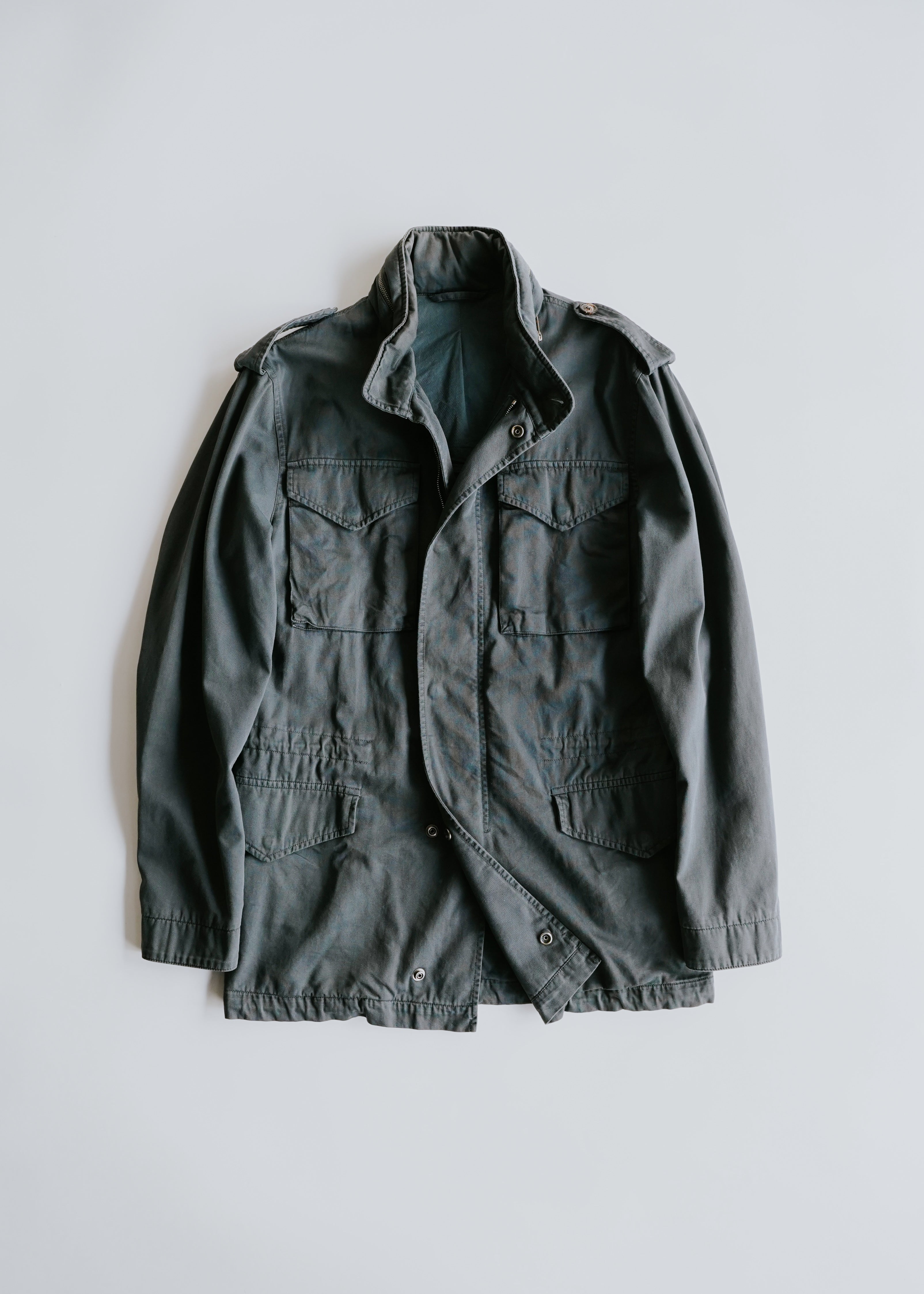 Martin Margiela 08SS fly-front military jacket