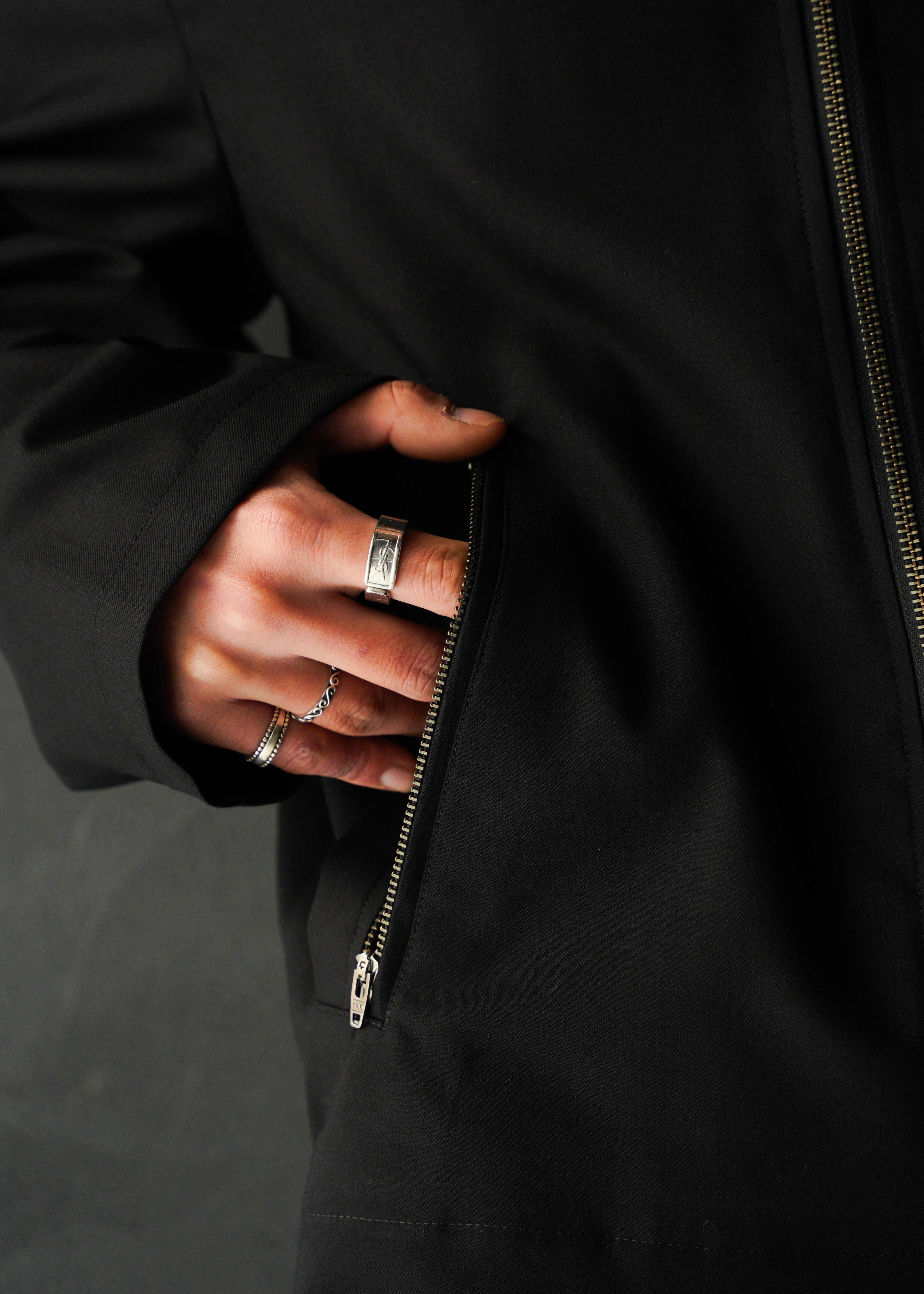 SHOOP 26SS EVERYDAY ZIPPER JACKET / Black
