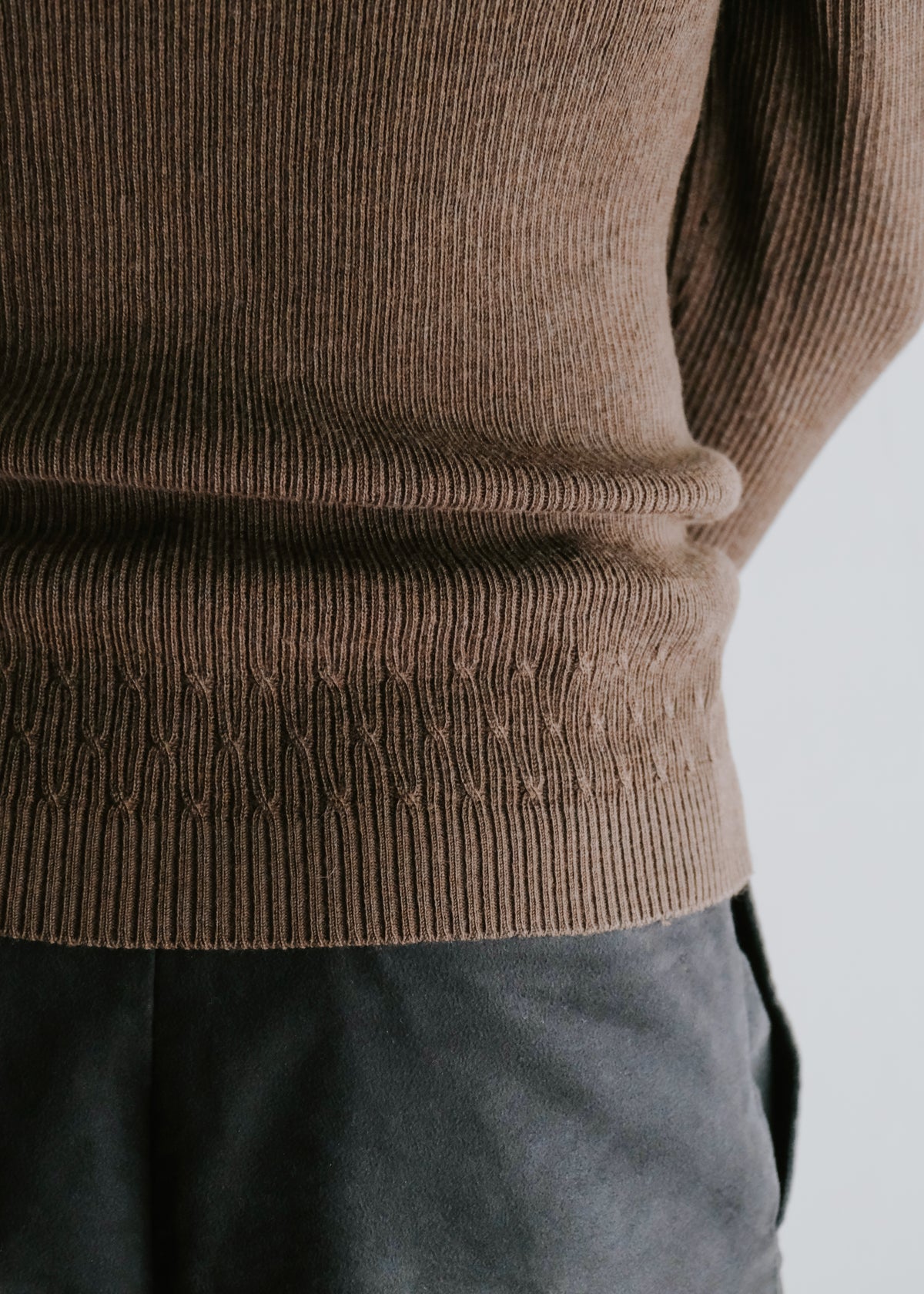 COMME des GARÇONS HOMME PLUS 98FW square neck knit