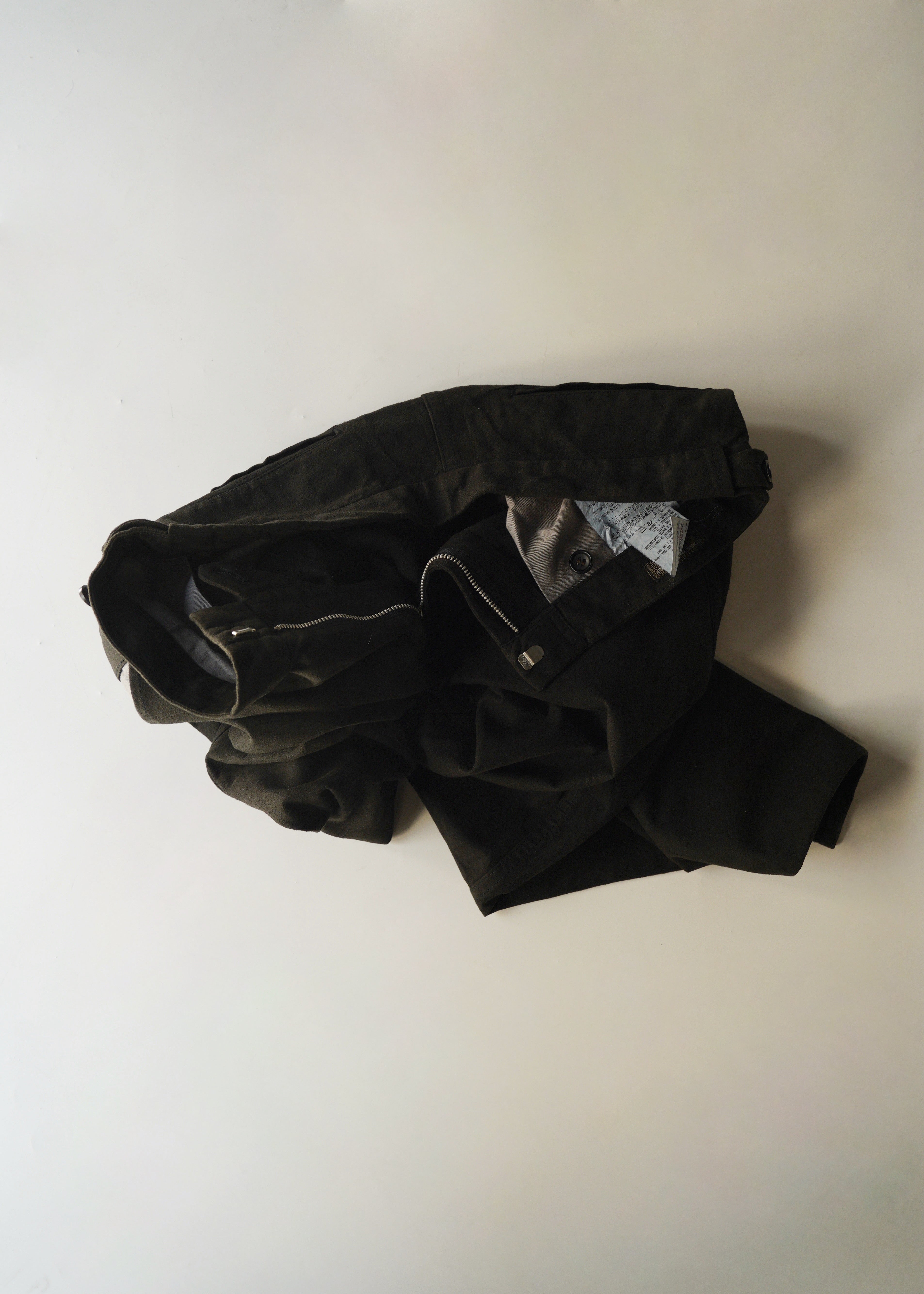 COMME des GARCONS HOMME PLUS コムデギャルソンオムプリュス 1999AW フェイクレザー ストレートトラウザー Souvenir Kitsch 日本製 アーカイブ ヴィンテージ メンズ スーベニアキッシュ
