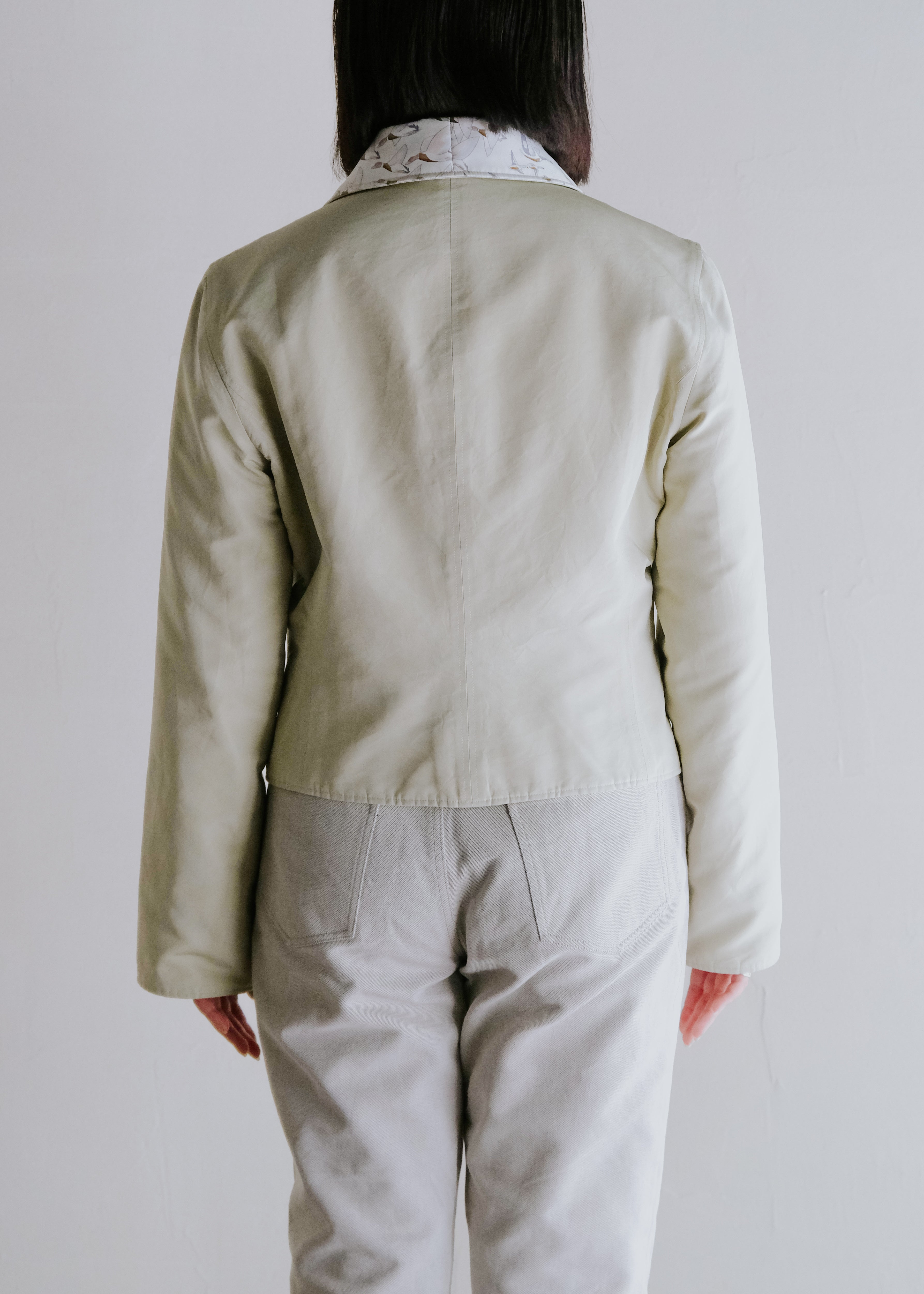 HERMÈS by Martin Margiela silk reversible blouson