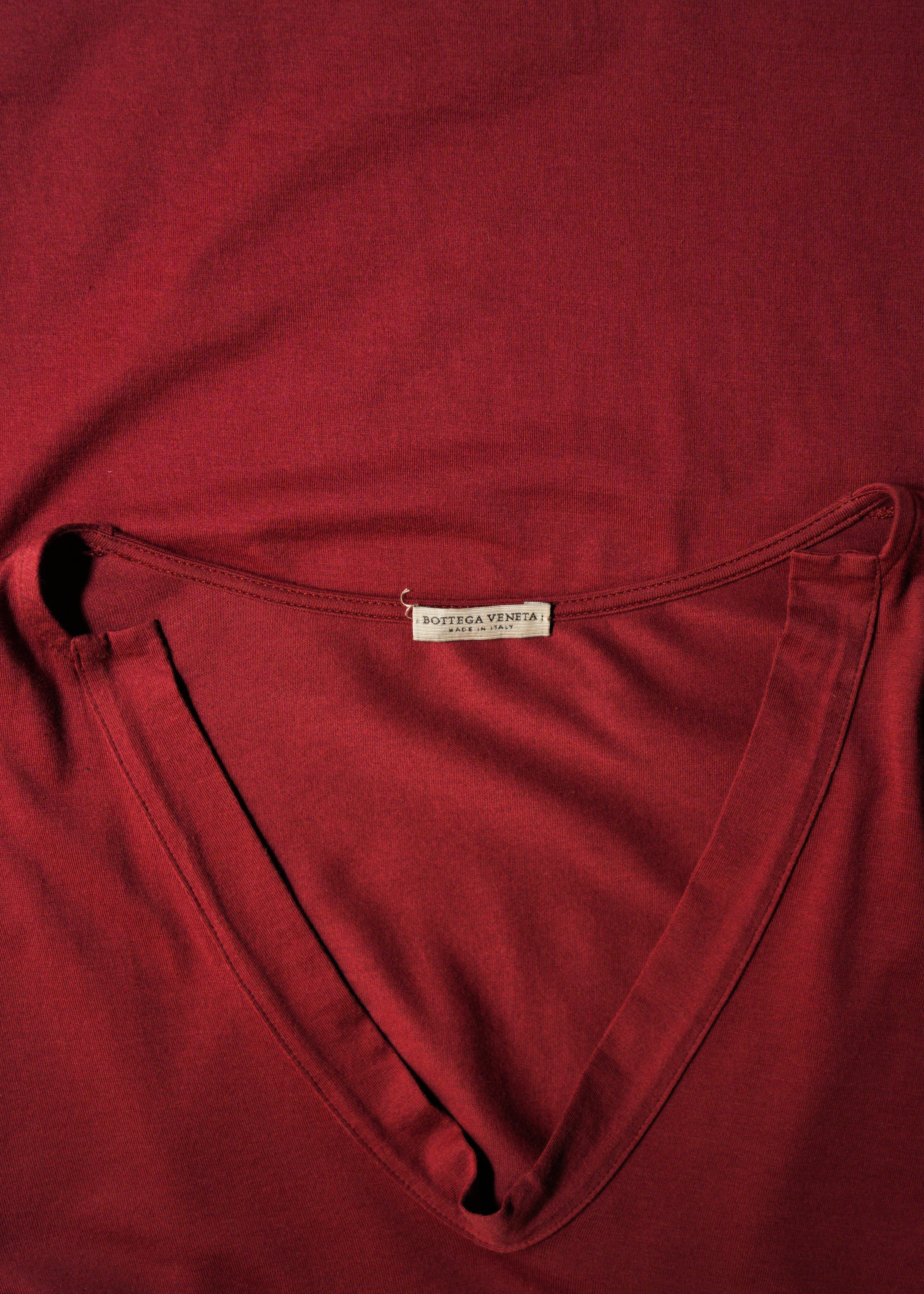 BOTTEGA VENETA 2010SS V neck cotton long sleeve top