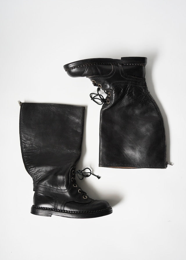 DIRK BIKKEMBERGS HOMMES 1987 back zip long boots