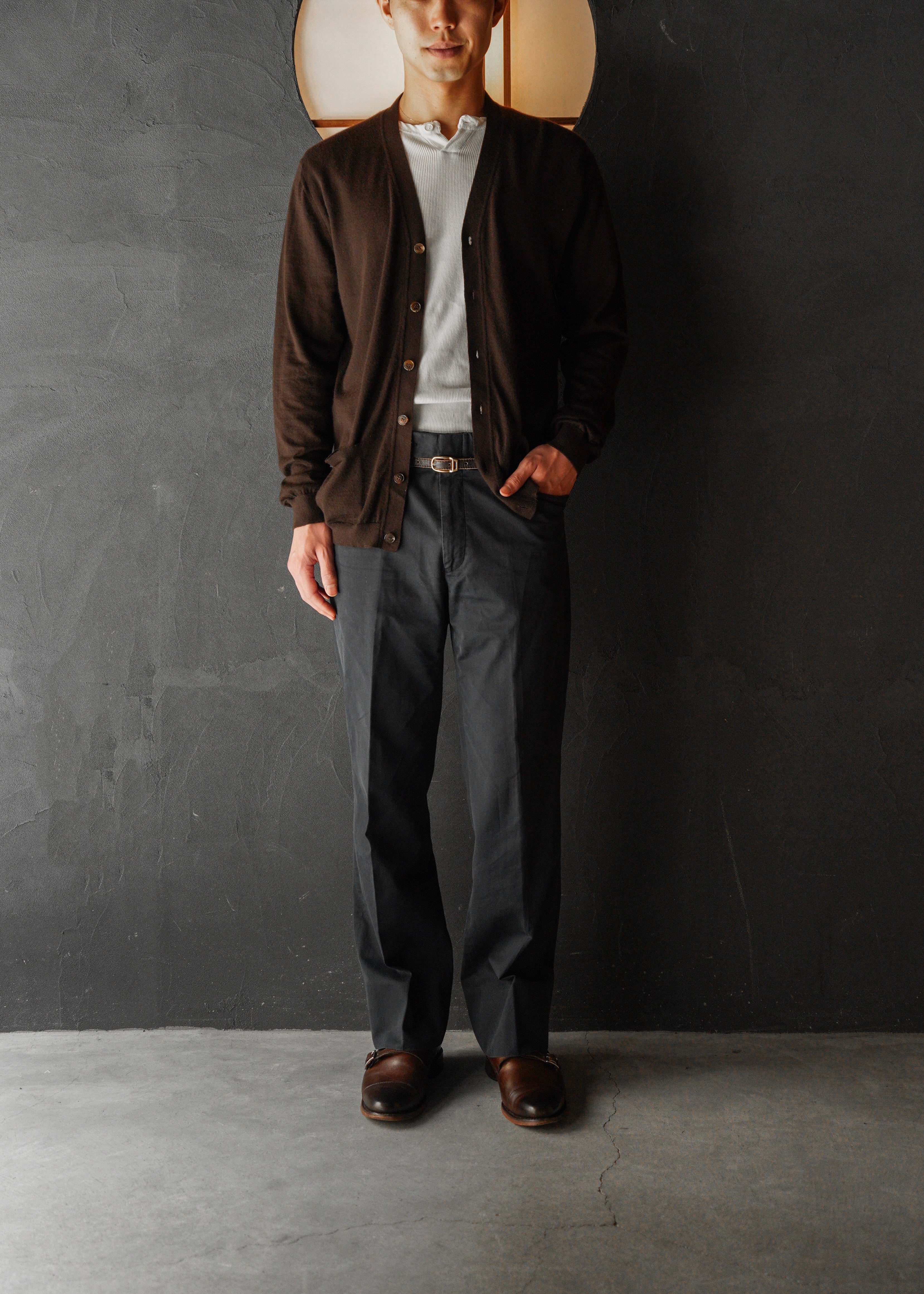 GUCCI by Tom Ford 2004SS tapered cotton trousers