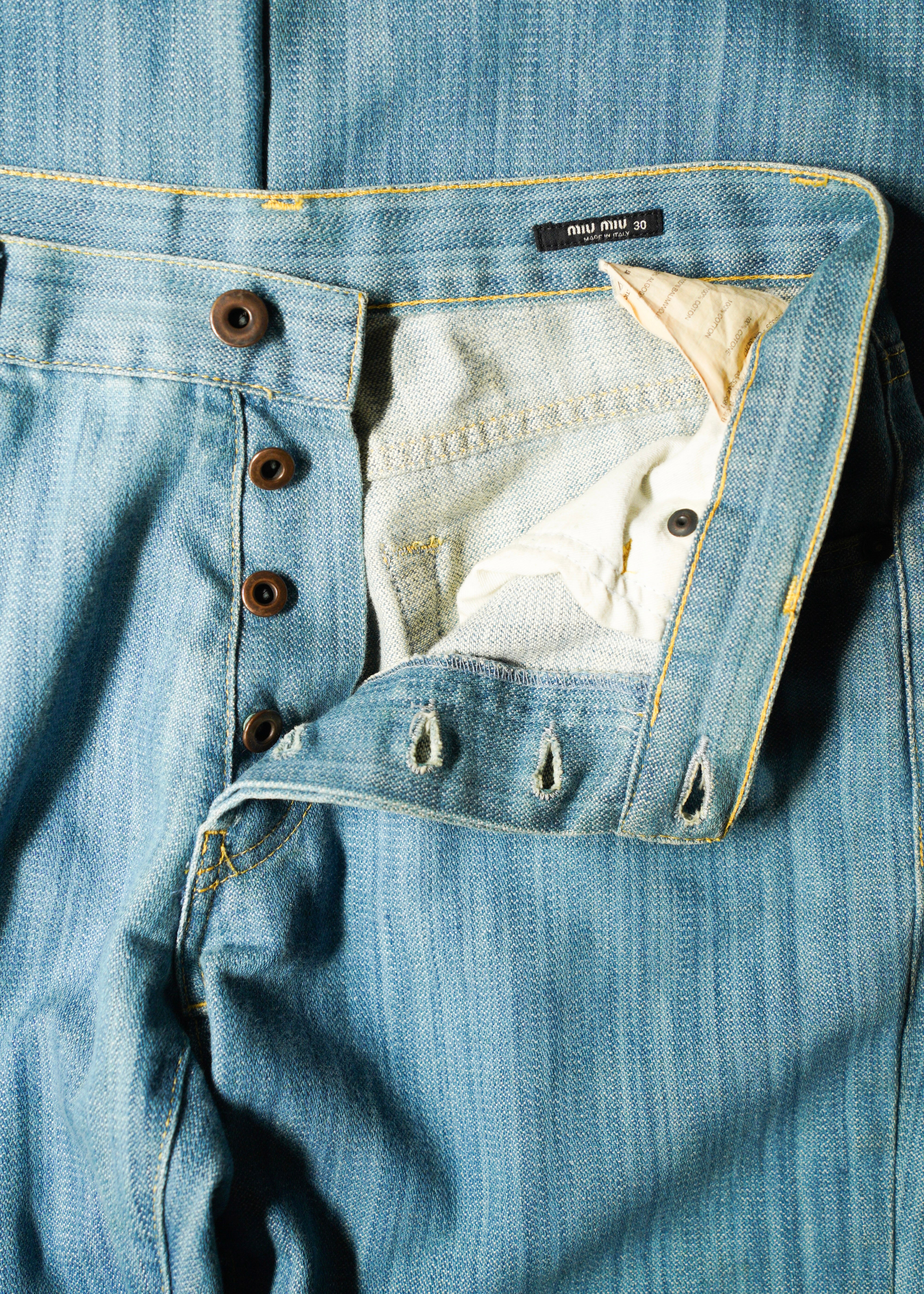 MIU MIU 02SS 5pocket denim trousers