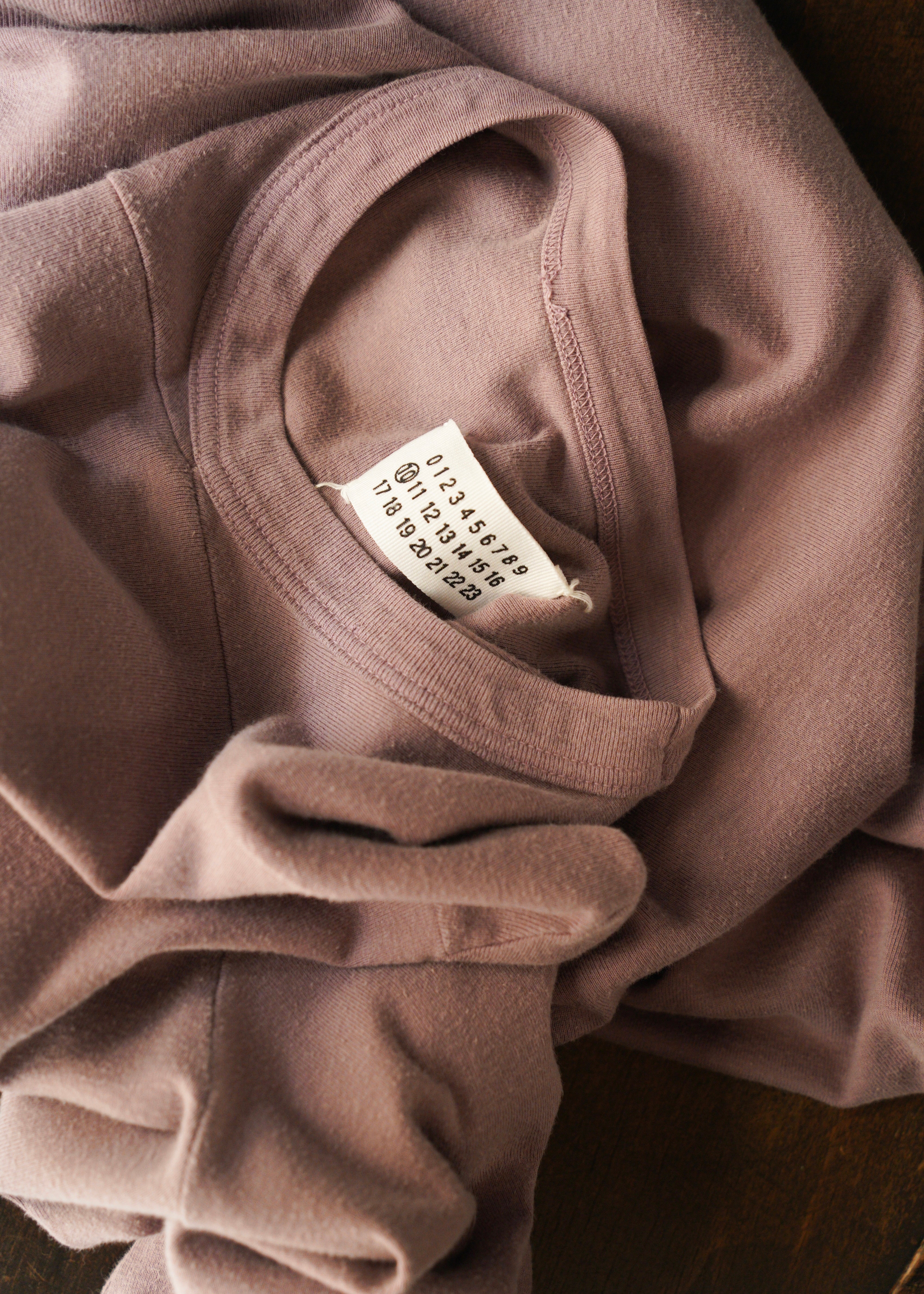 Martin Margiela by MISS DEANNA crew neck cotton long sleeve top