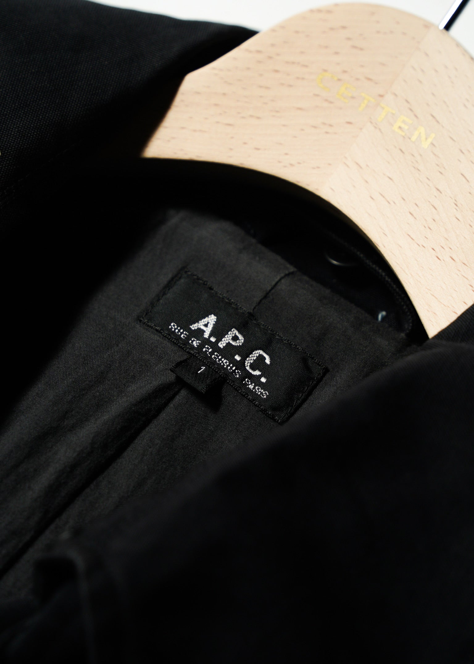 90's-00's A.P.C. cotton trench coat