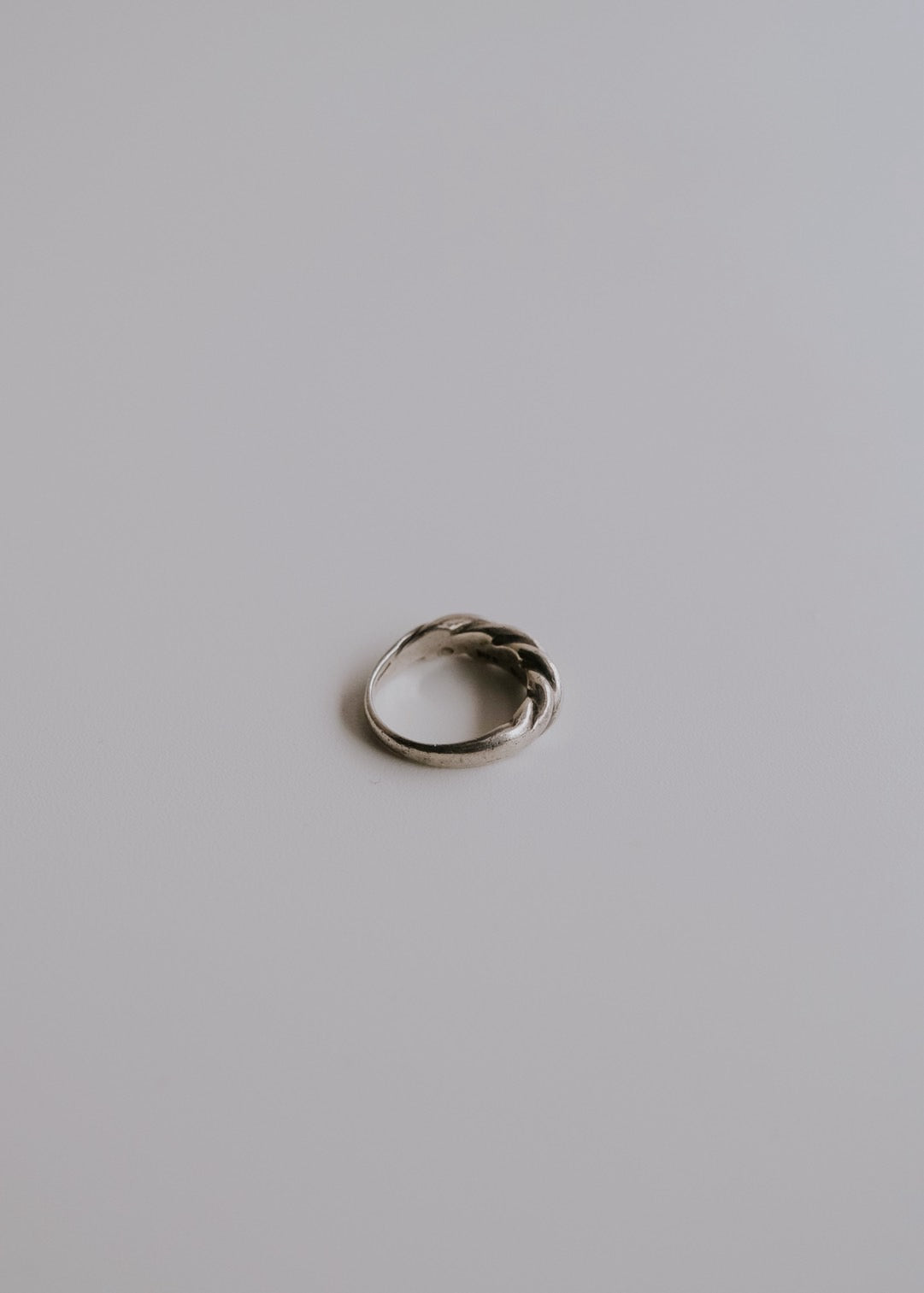 Silver 925 twisted ring
