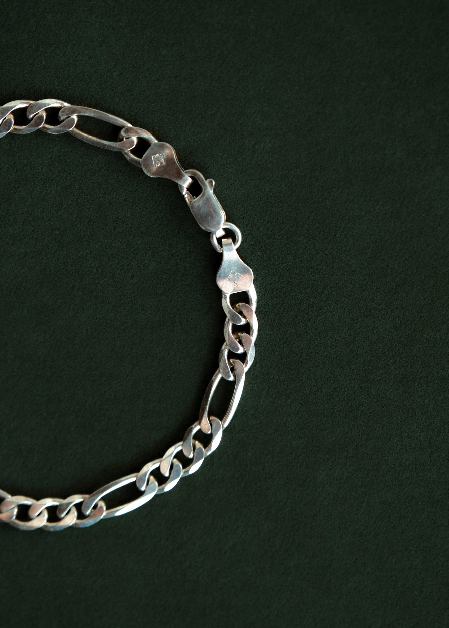 50’s Italian vintage oval chain bracelet