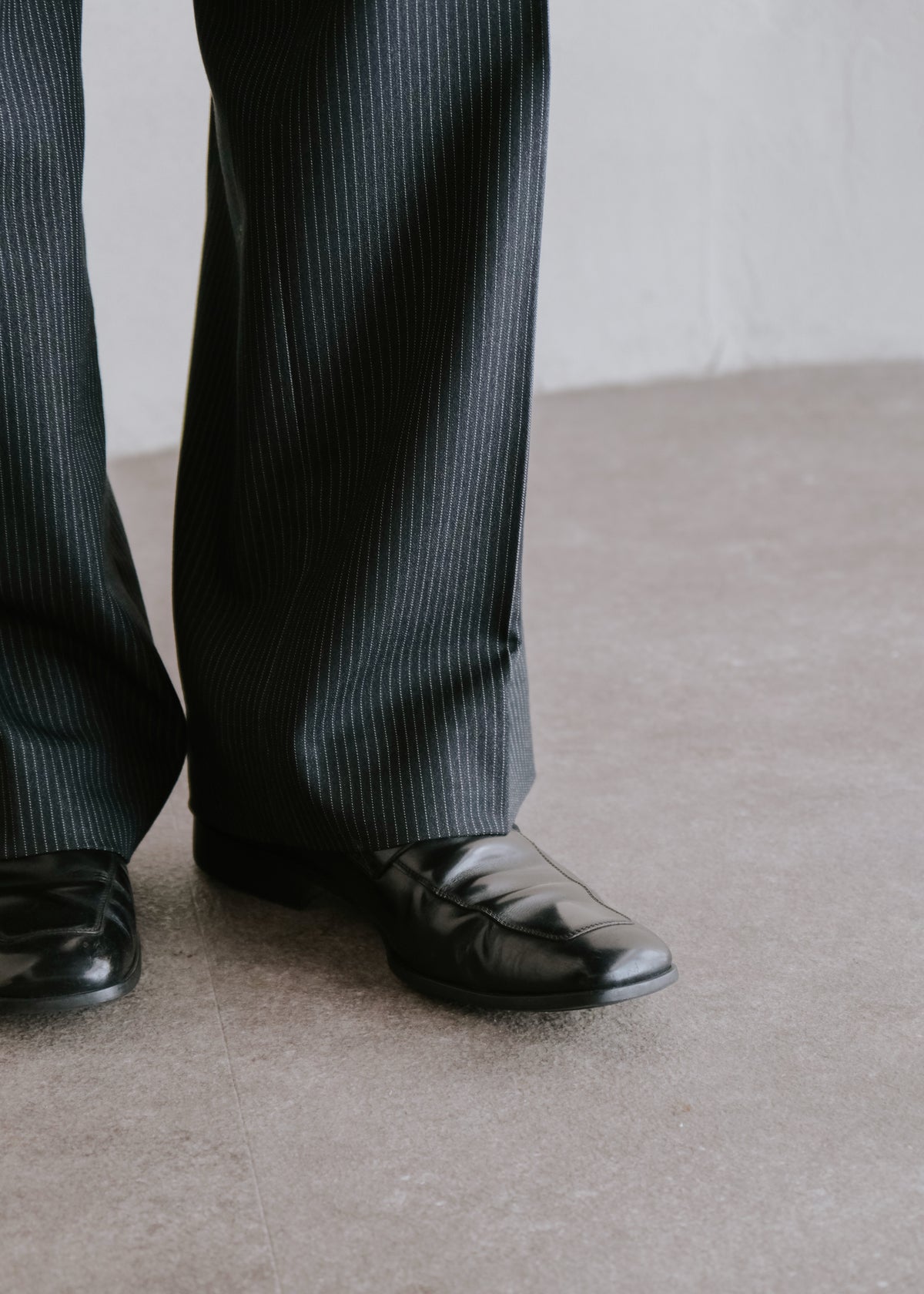00's GUCCI square toe loafers