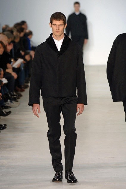 JIL SANDER 06AW mouton collar wool jacket