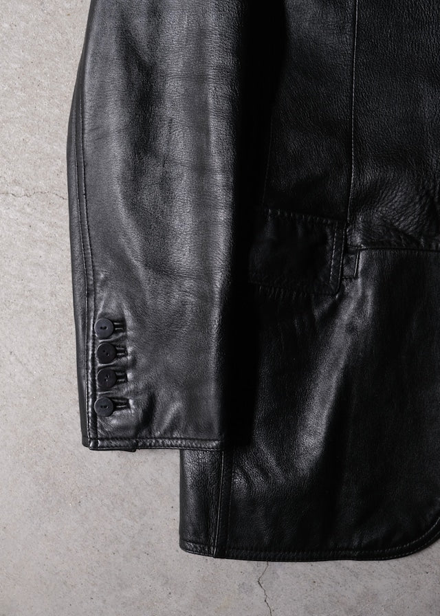 90's Jean Paul GAURTIER HOMME sheepskin 4B tailored jacket