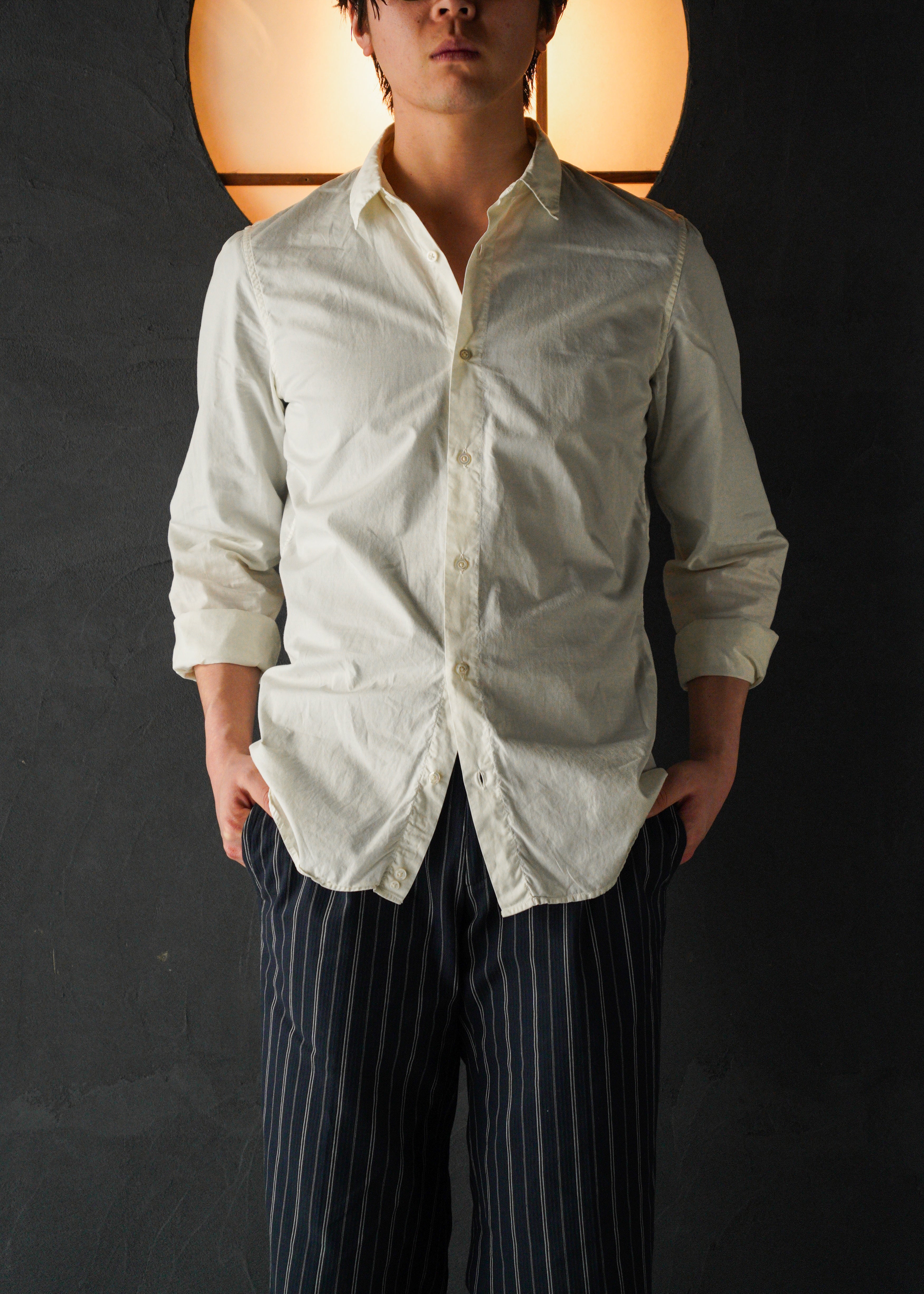JIL SANDER 11SS short collar shirt